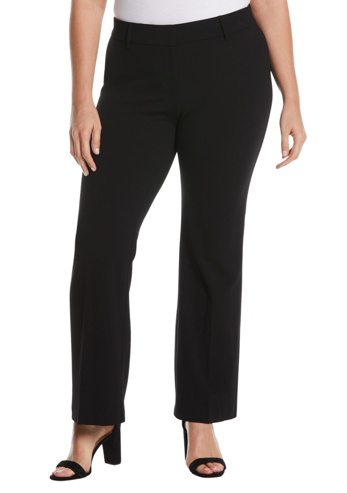 Plus Size Stretch Crepe Pants