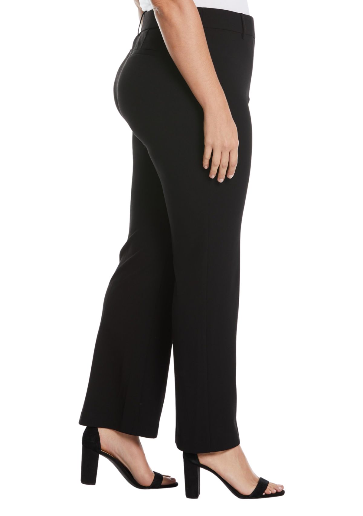 Plus Size Stretch Crepe Pants