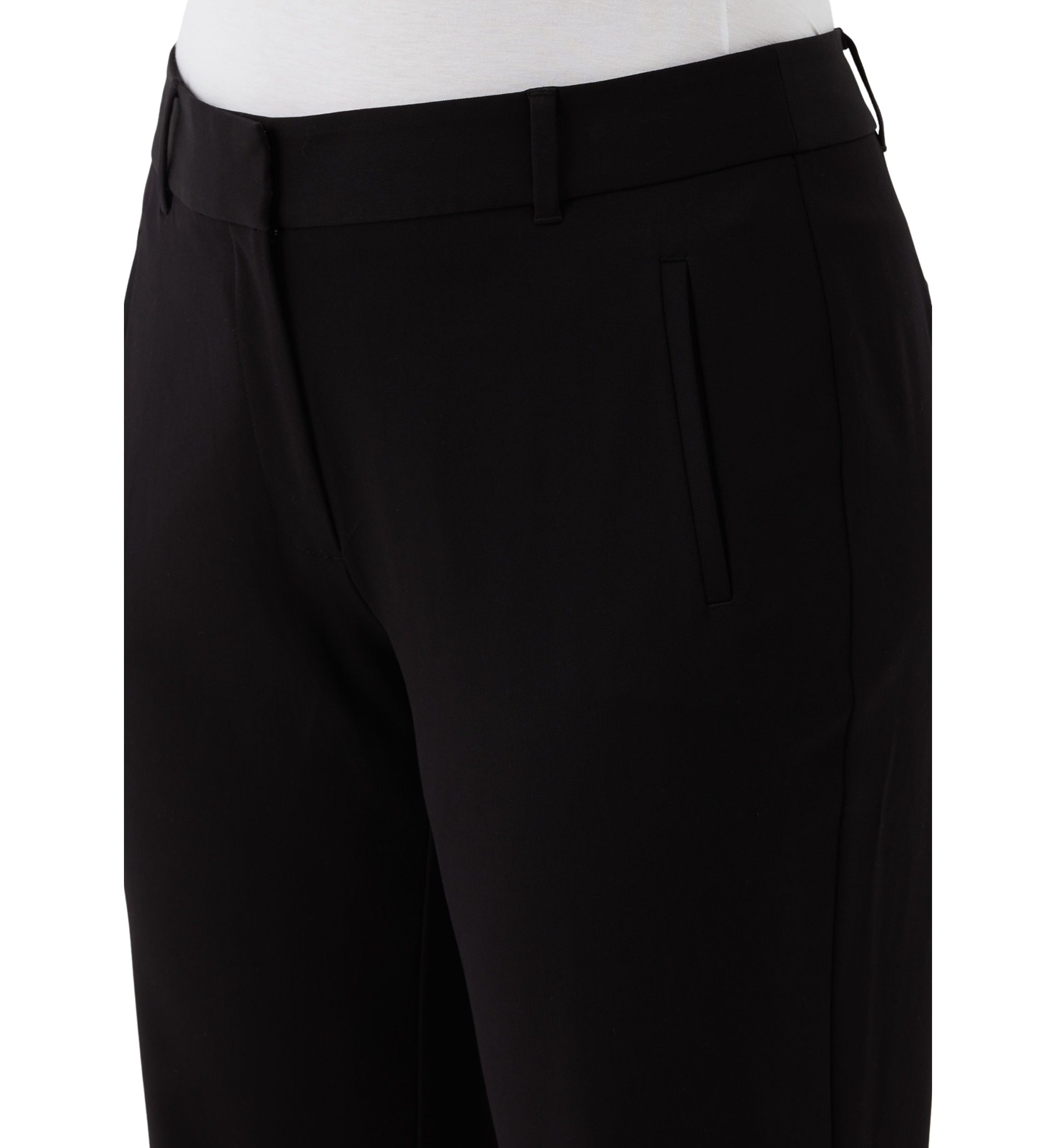 Plus Size Straight Leg Ankle Pants