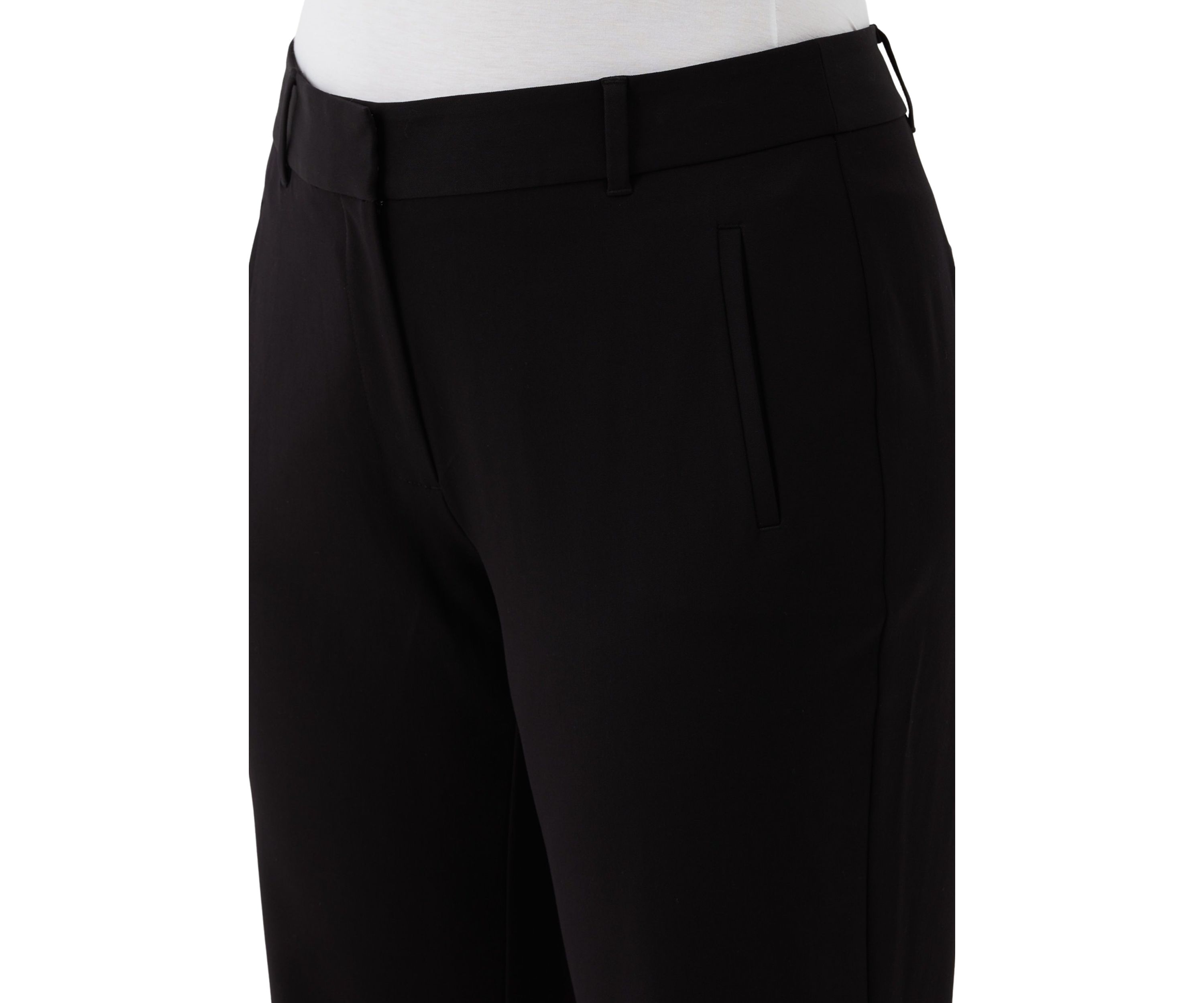 Plus Size Straight Leg Ankle Pants