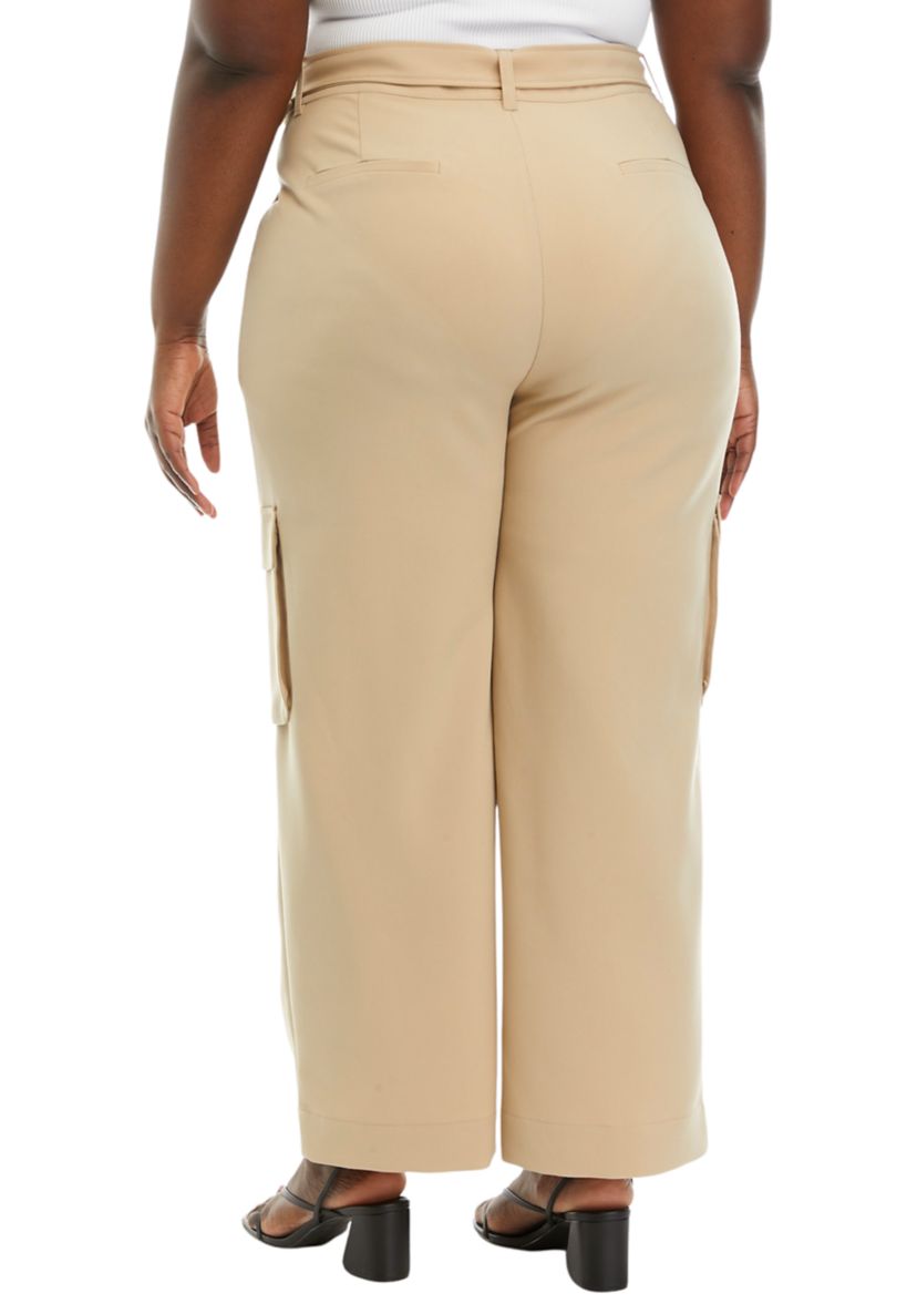 Plus Size Straight Leg Cargo Pants
