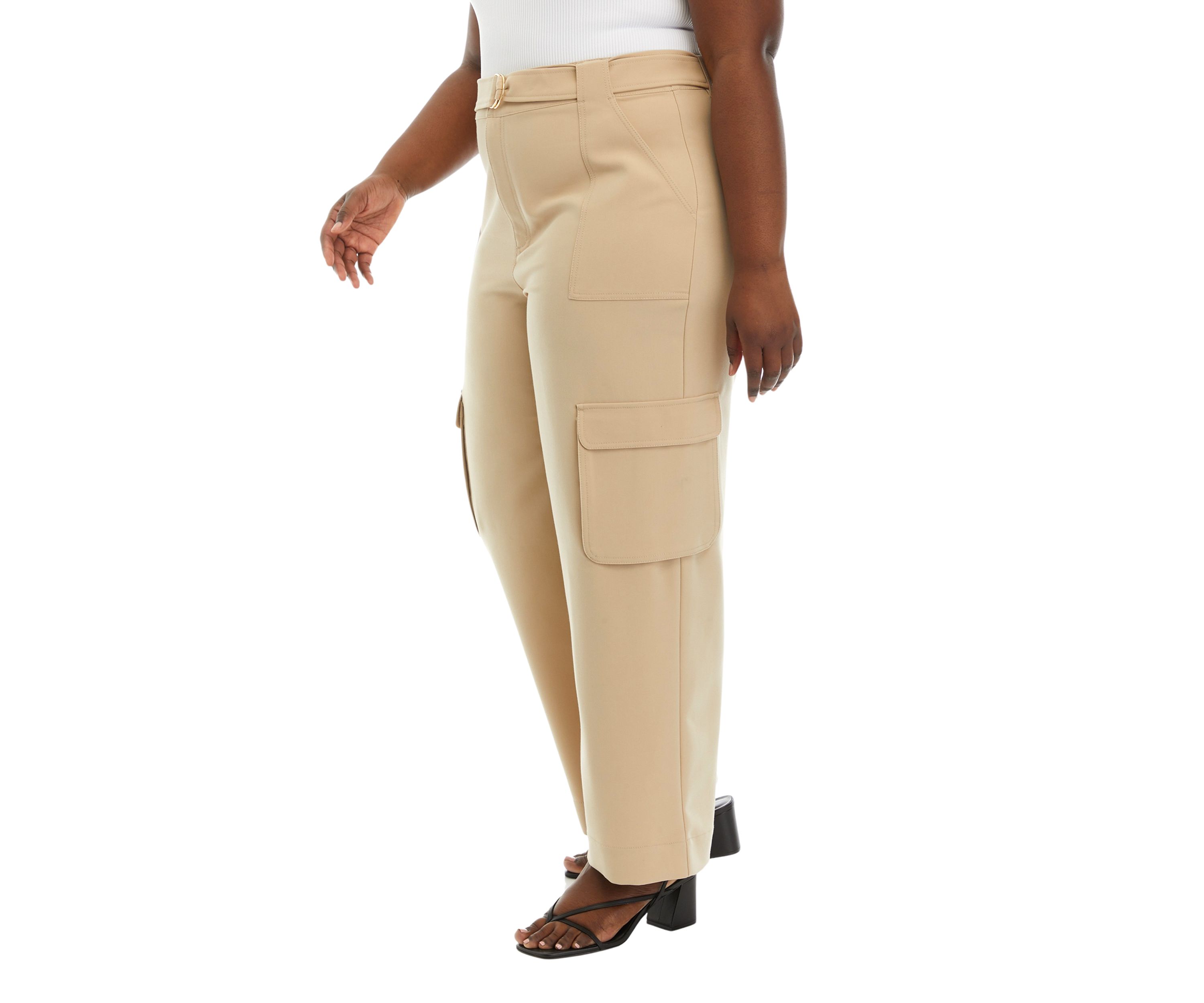 Plus Size Straight Leg Cargo Pants