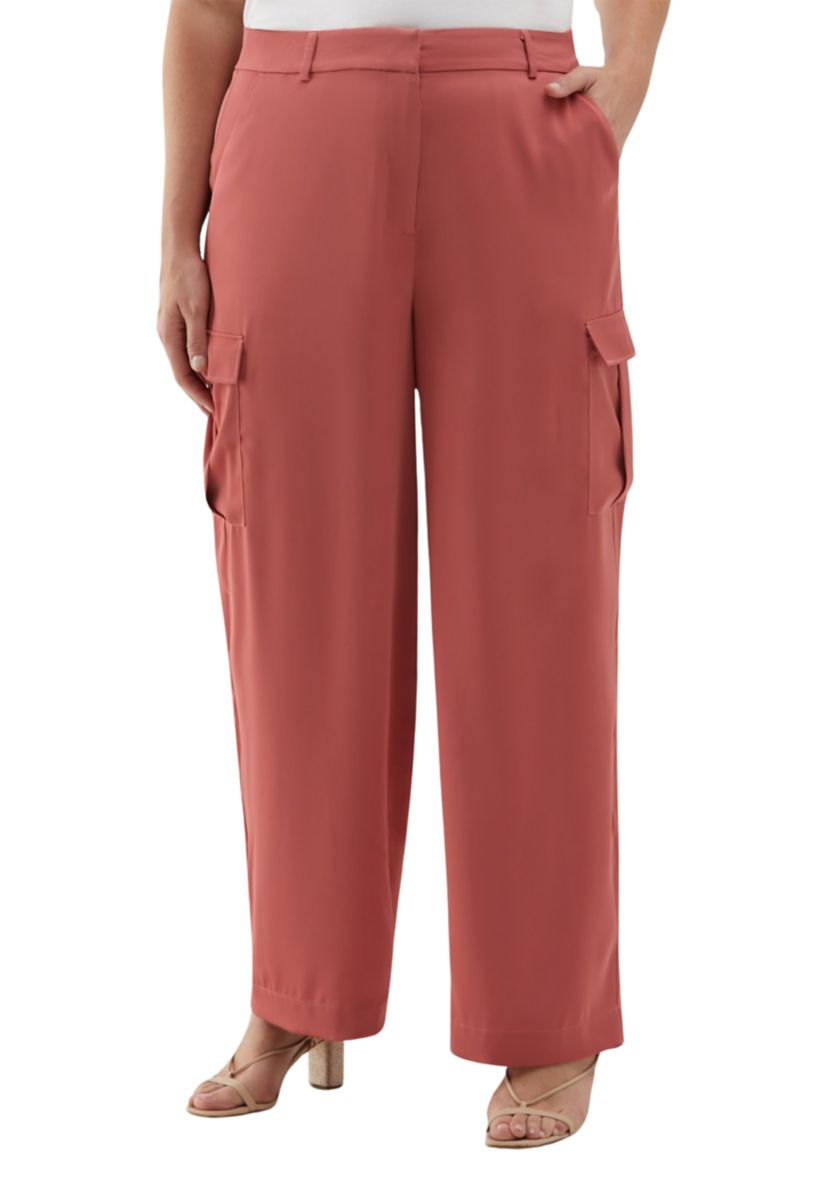 Plus Size Shine Cargo Pants