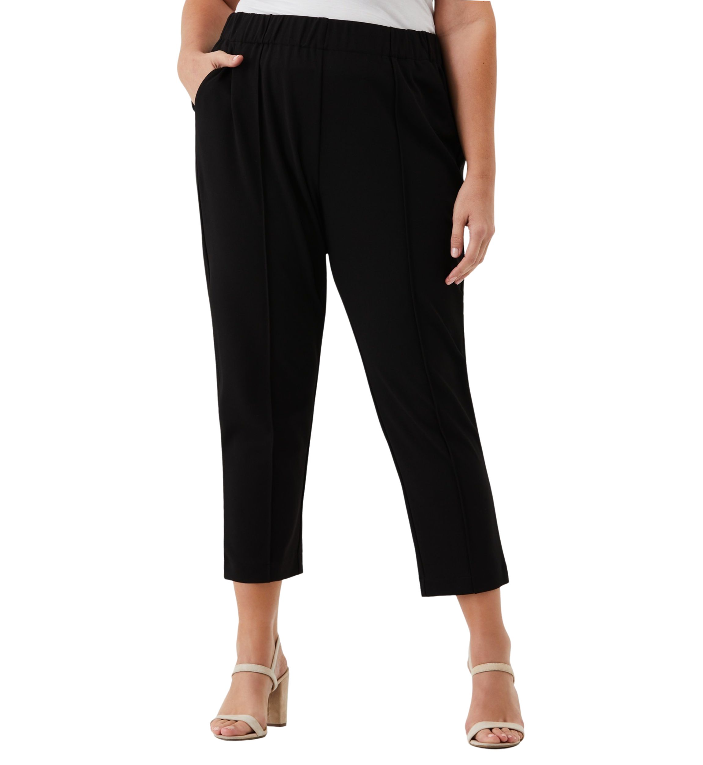 Plus Size Easy Pull On Pants