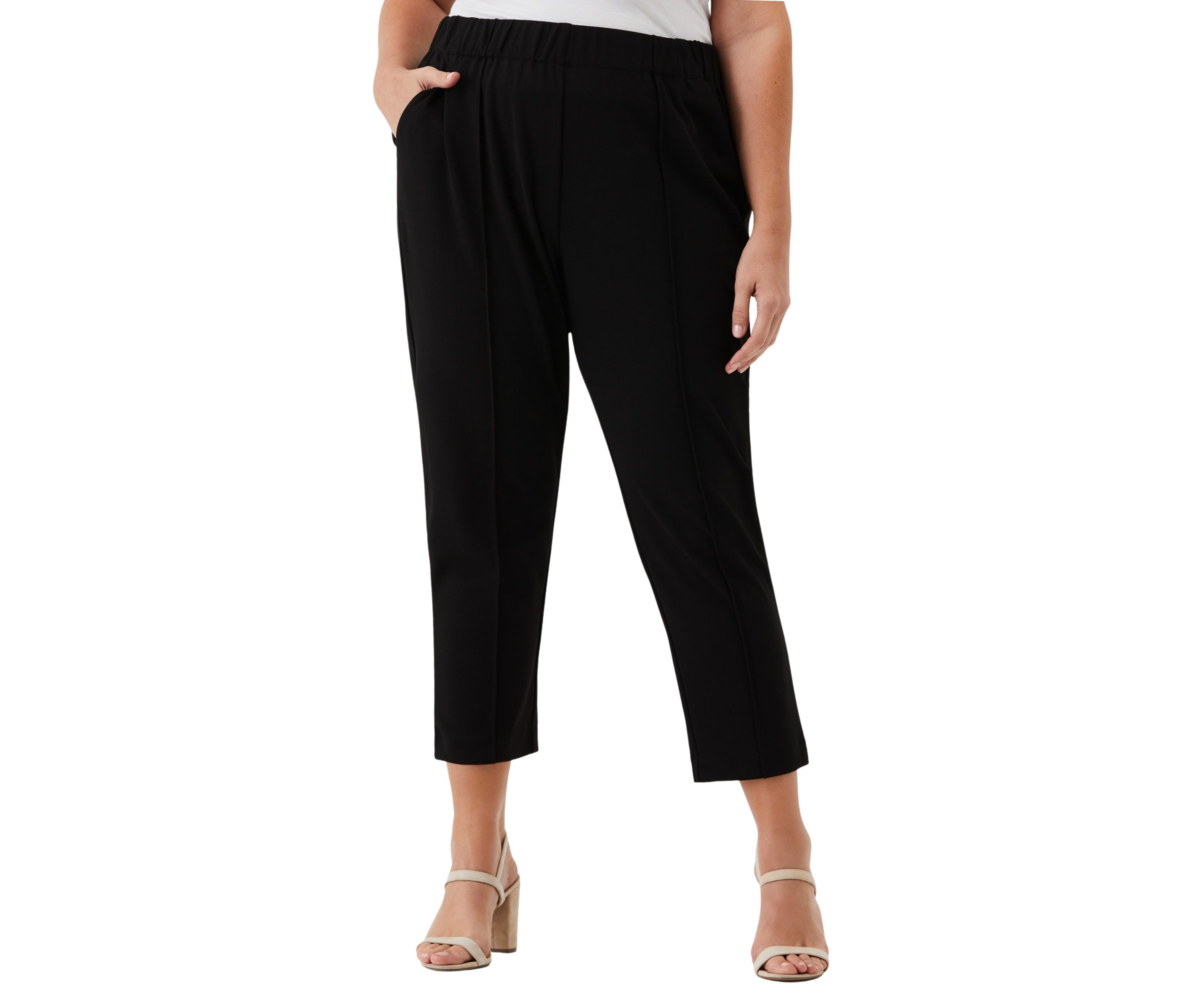 Plus Size Easy Pull On Pants