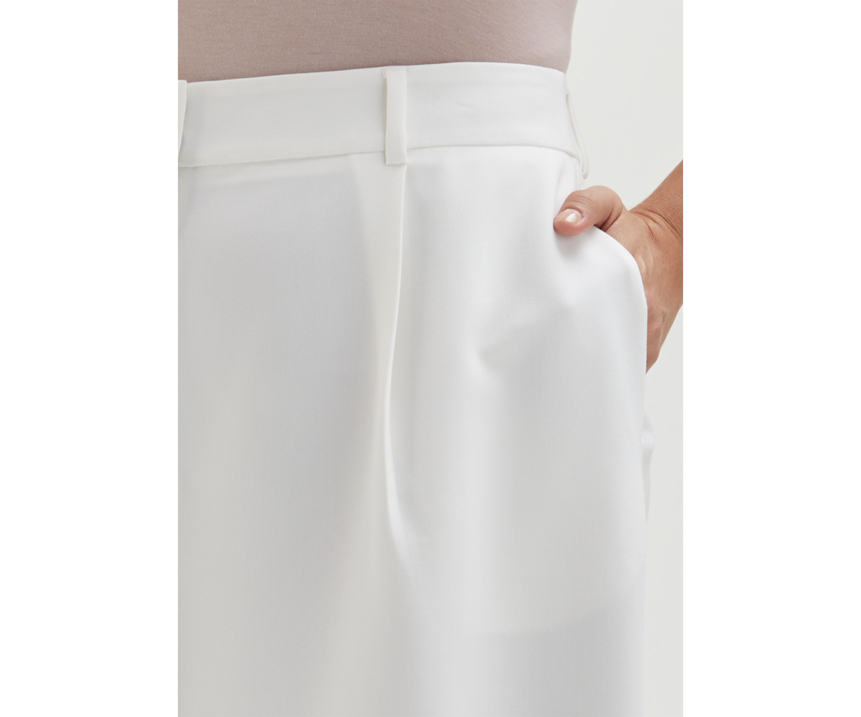 Plus Size Wide Culotte Pants