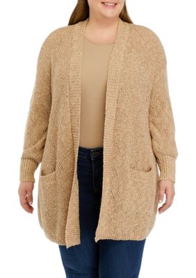 Plus Size Monterey Cardigan