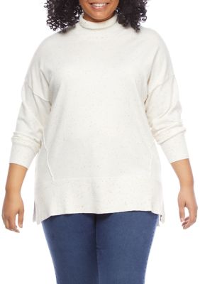 belk plus size tunic tops