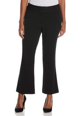 Rafaella Petite Curvy Fit Short Length Bootcut Pants | belk