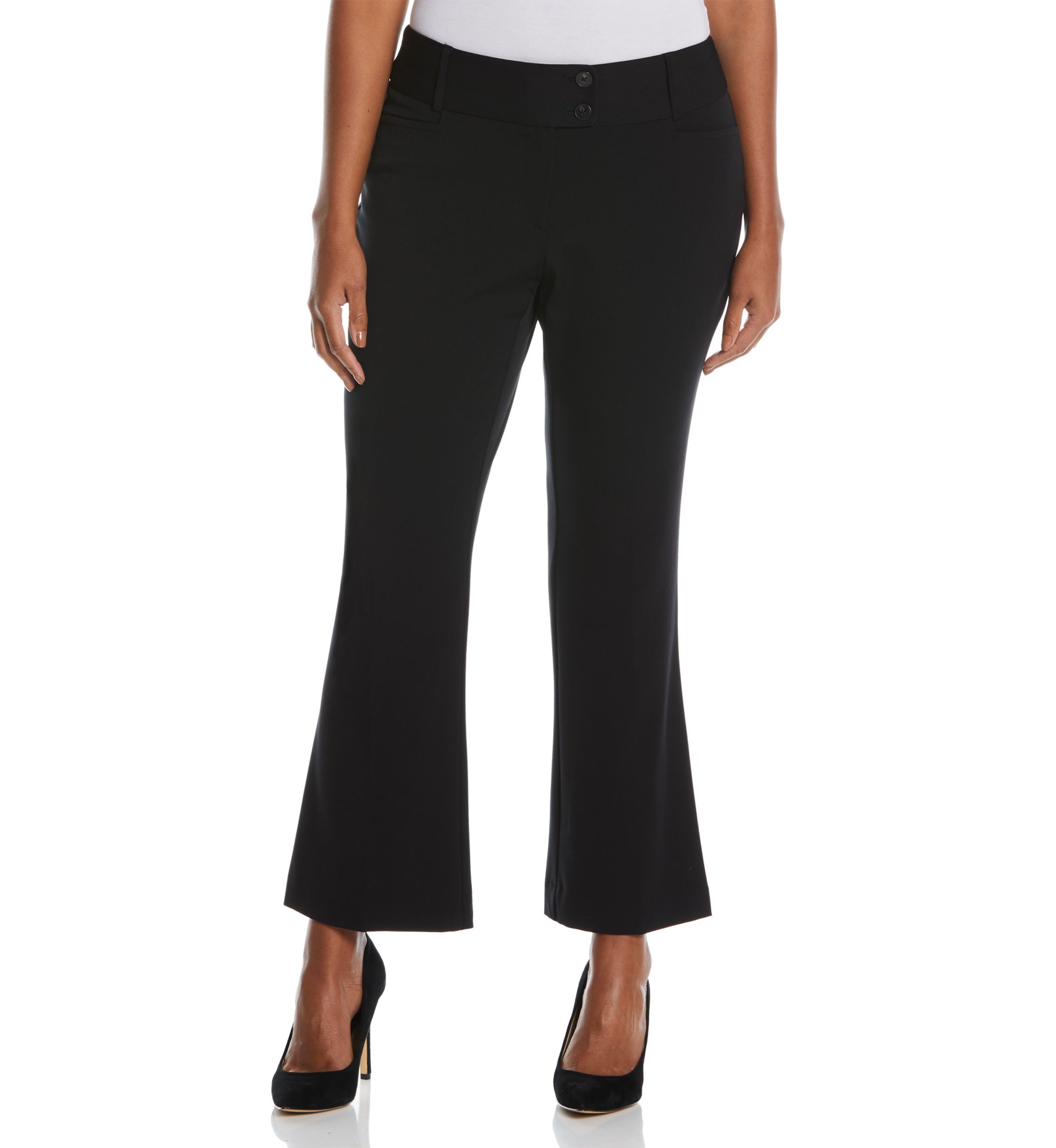 Petite Curvy Fit Short Length Bootcut Pants