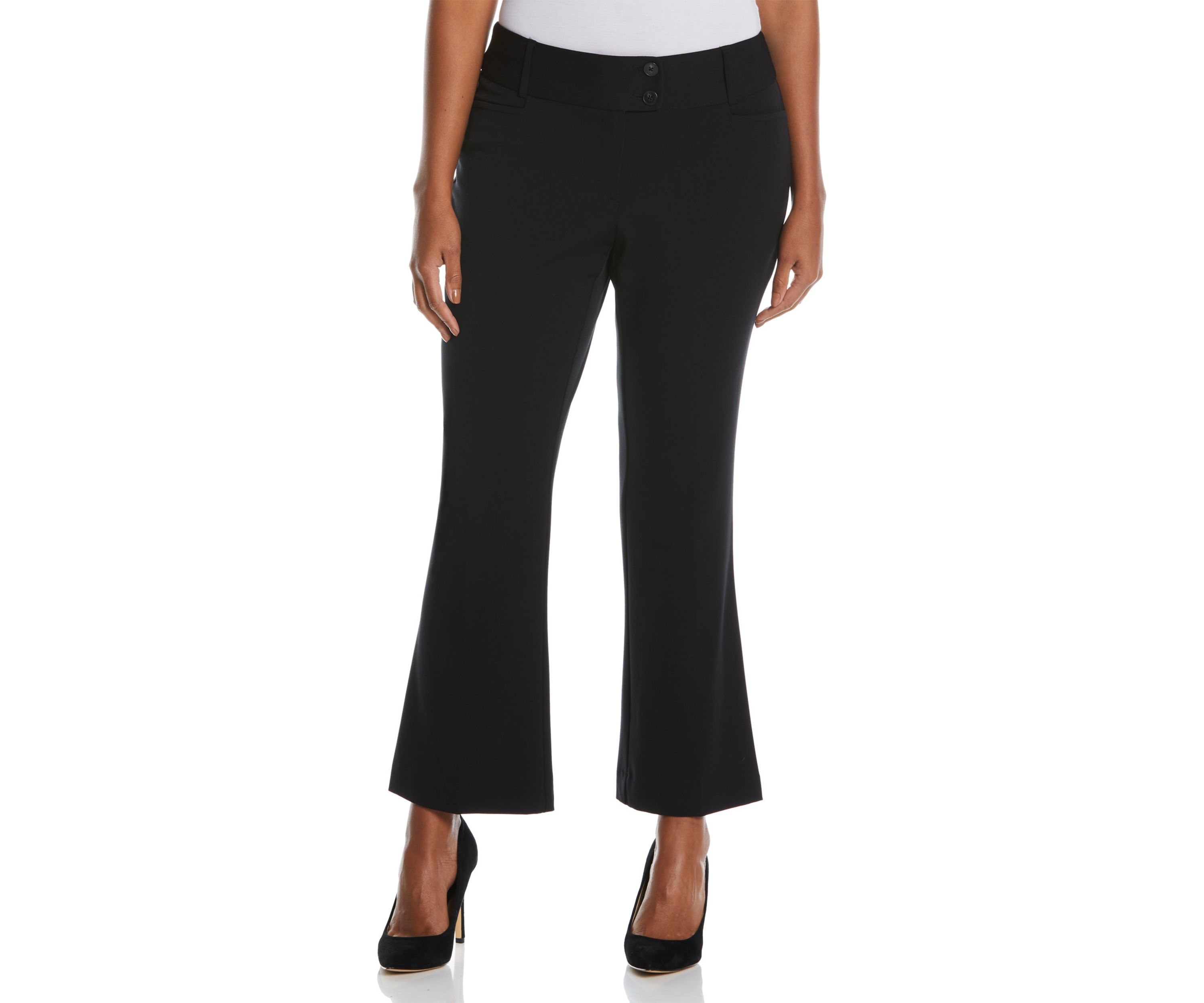 Petite Curvy Fit Short Length Bootcut Pants