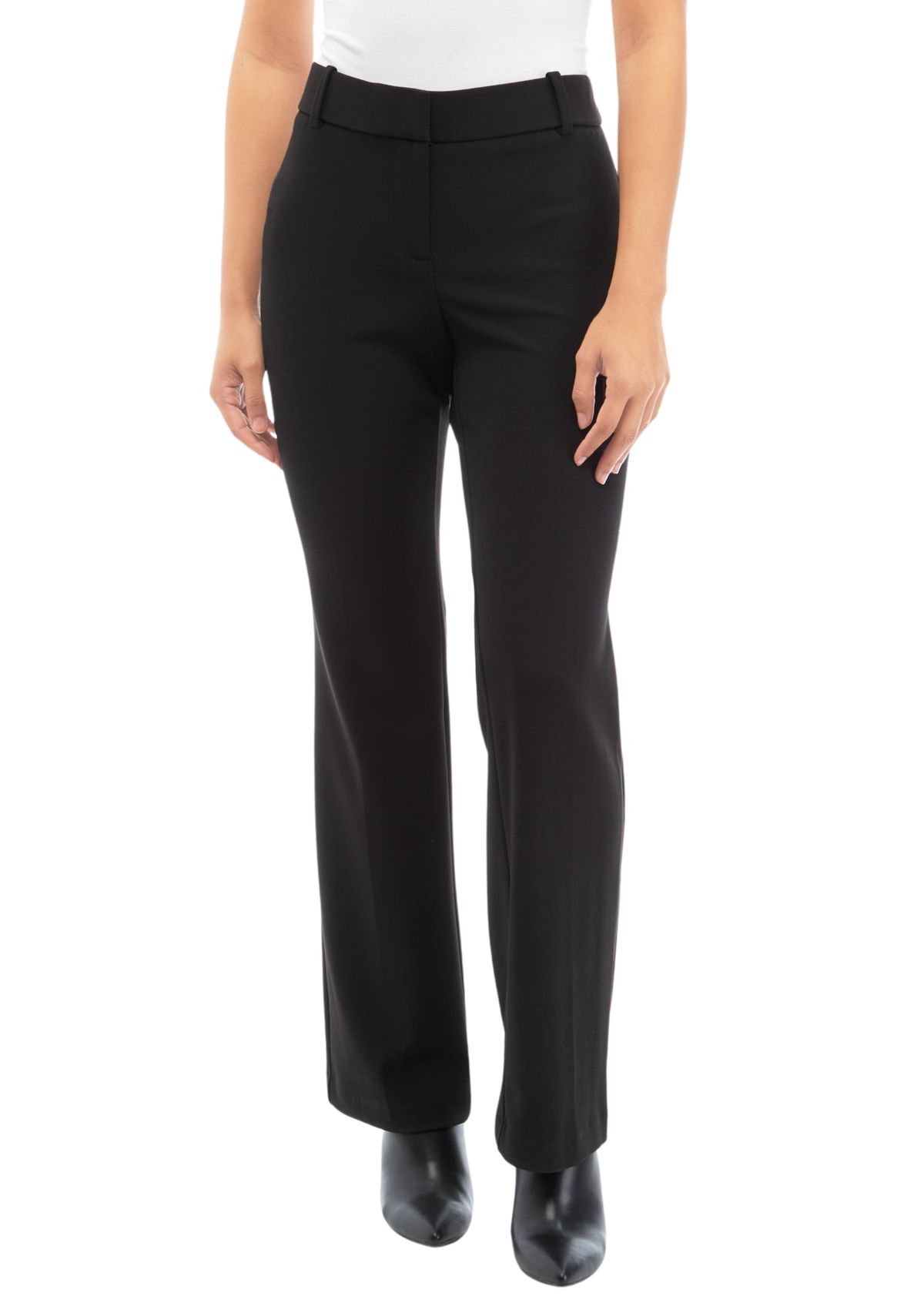 Petite Stretch Crepe Pants - Classic Fit