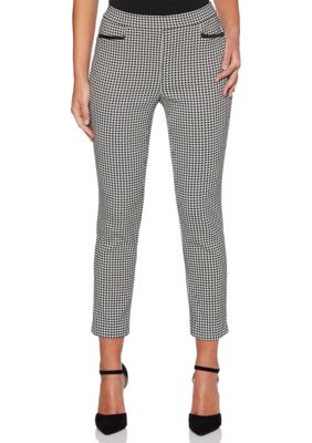 yellow houndstooth pants