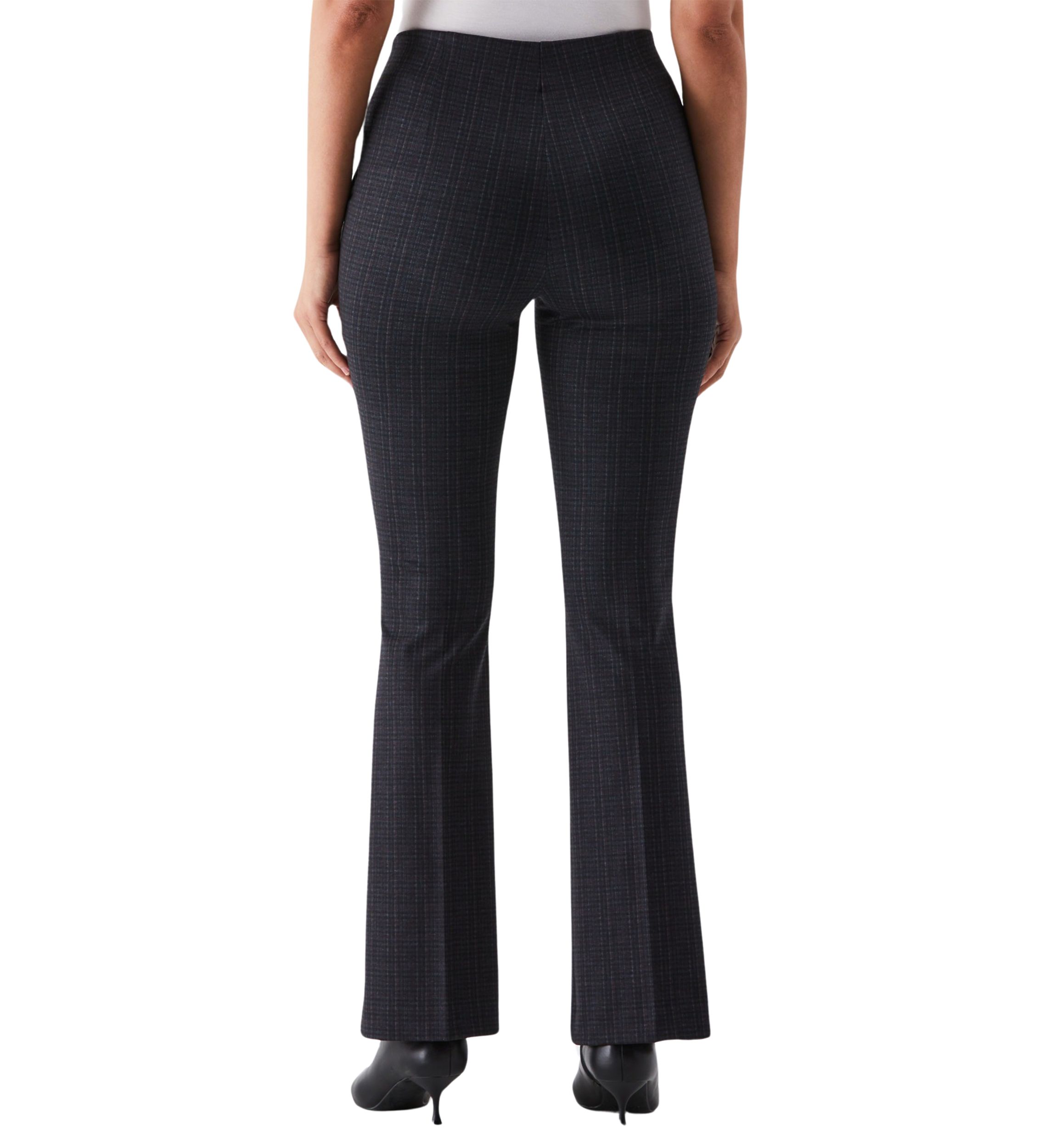 Petite Printed Modern Bootcut Ponte Pants