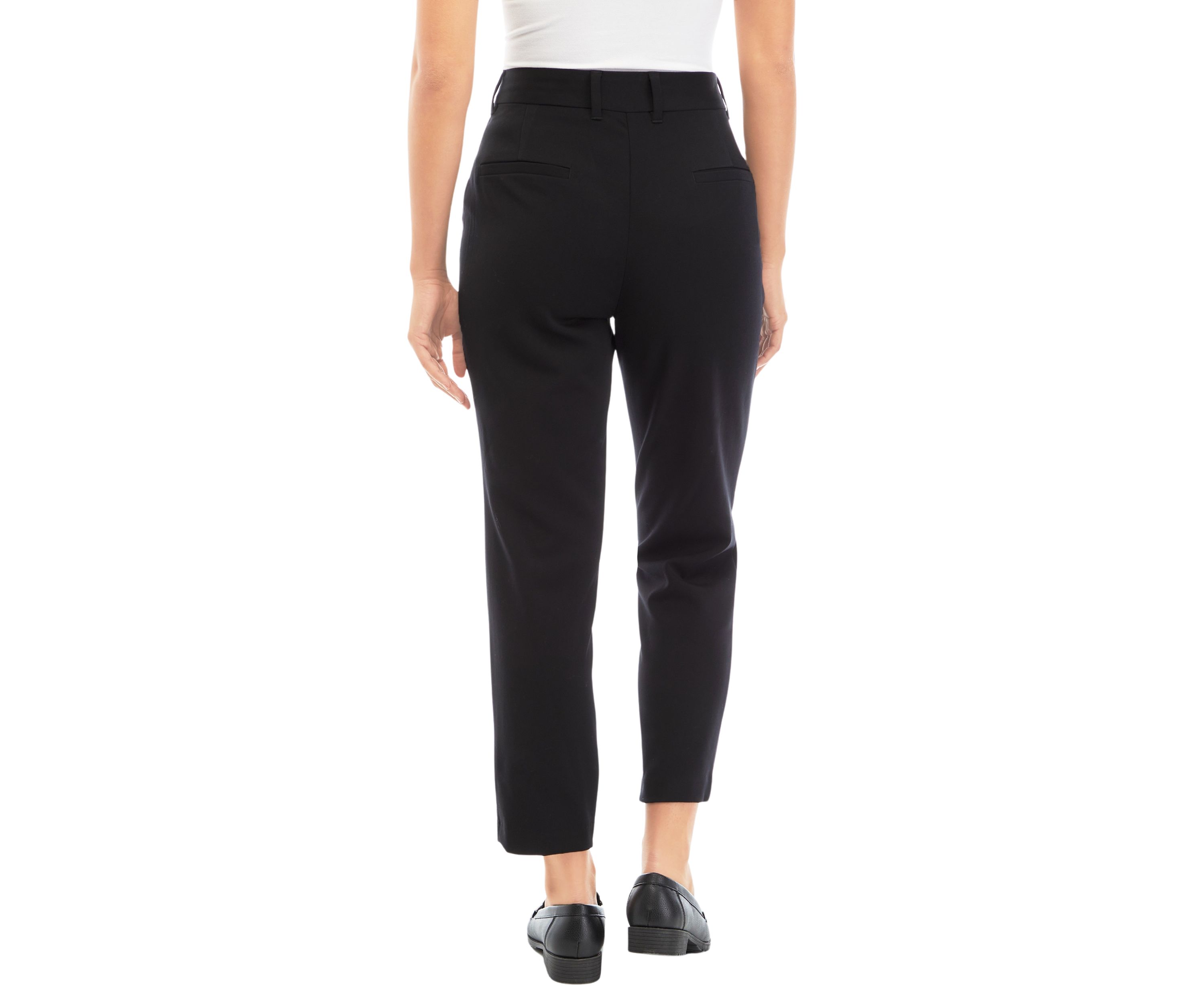 Petite Straight Leg Ankle Pants
