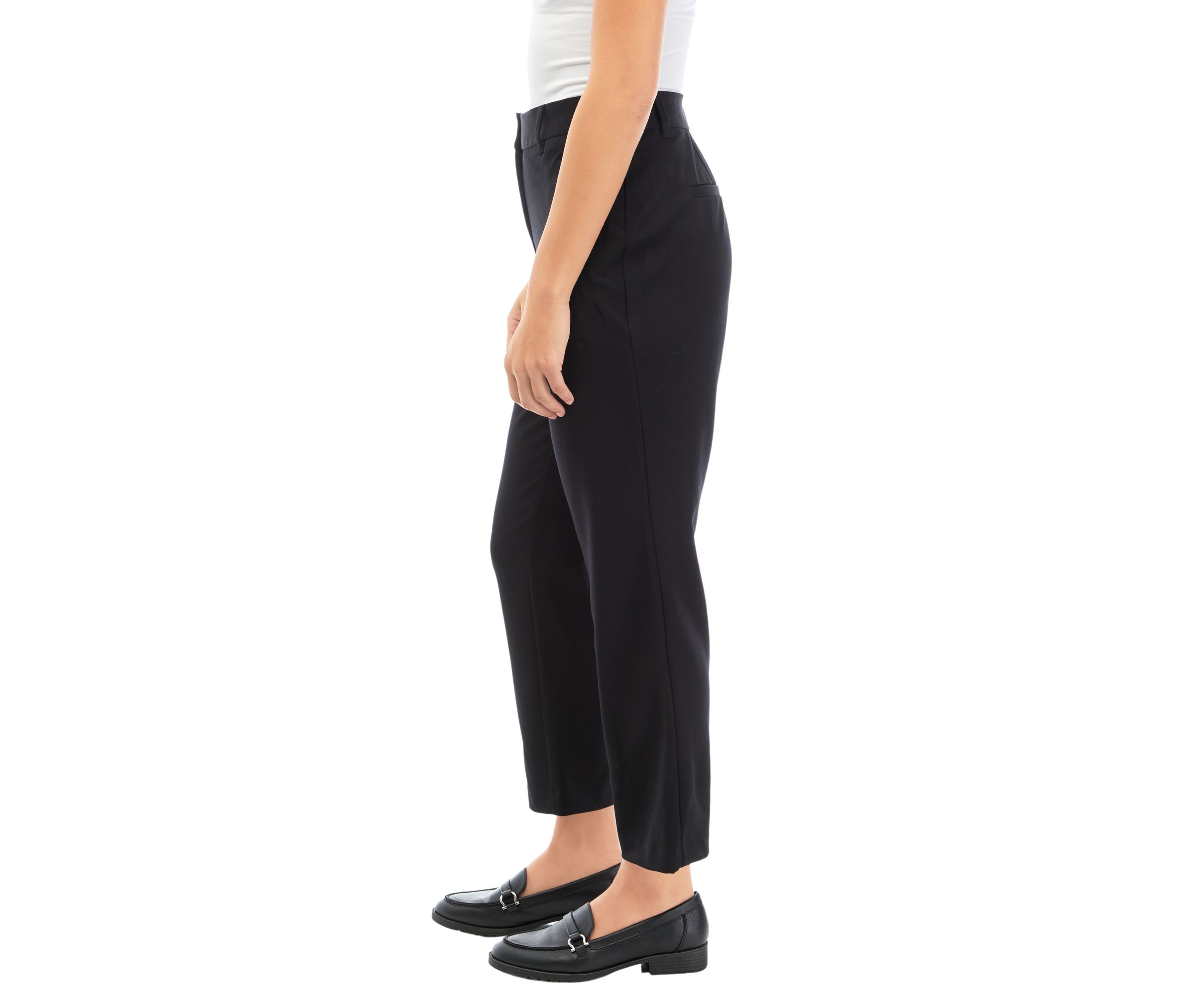 Petite Straight Leg Ankle Pants