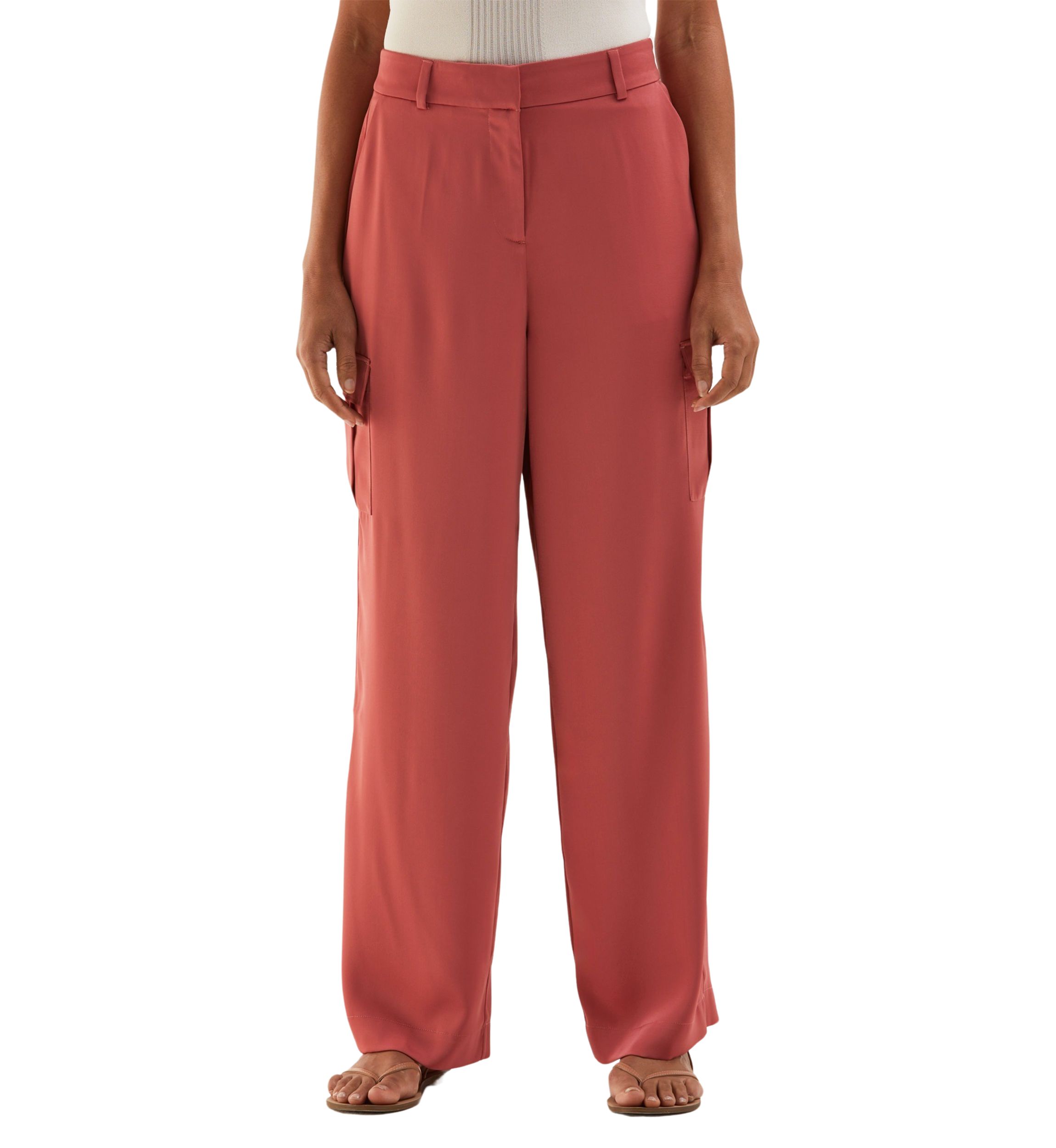 Petite Shine Cargo Pants