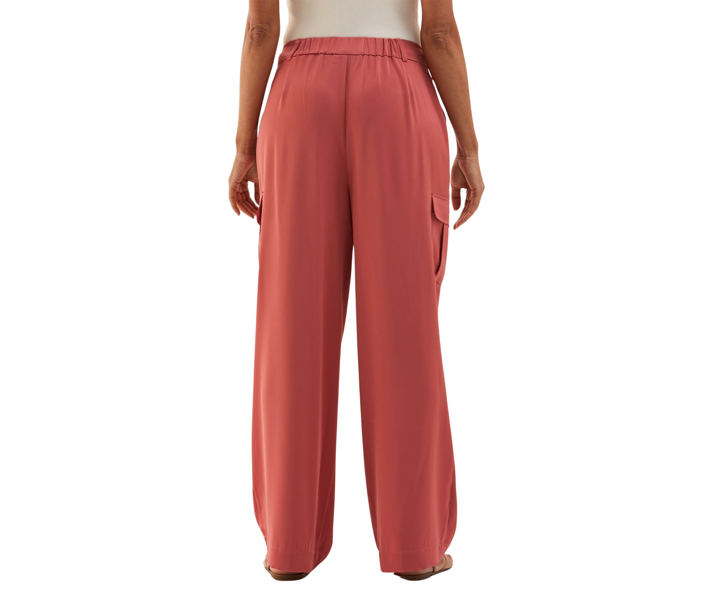 Petite Shine Cargo Pants