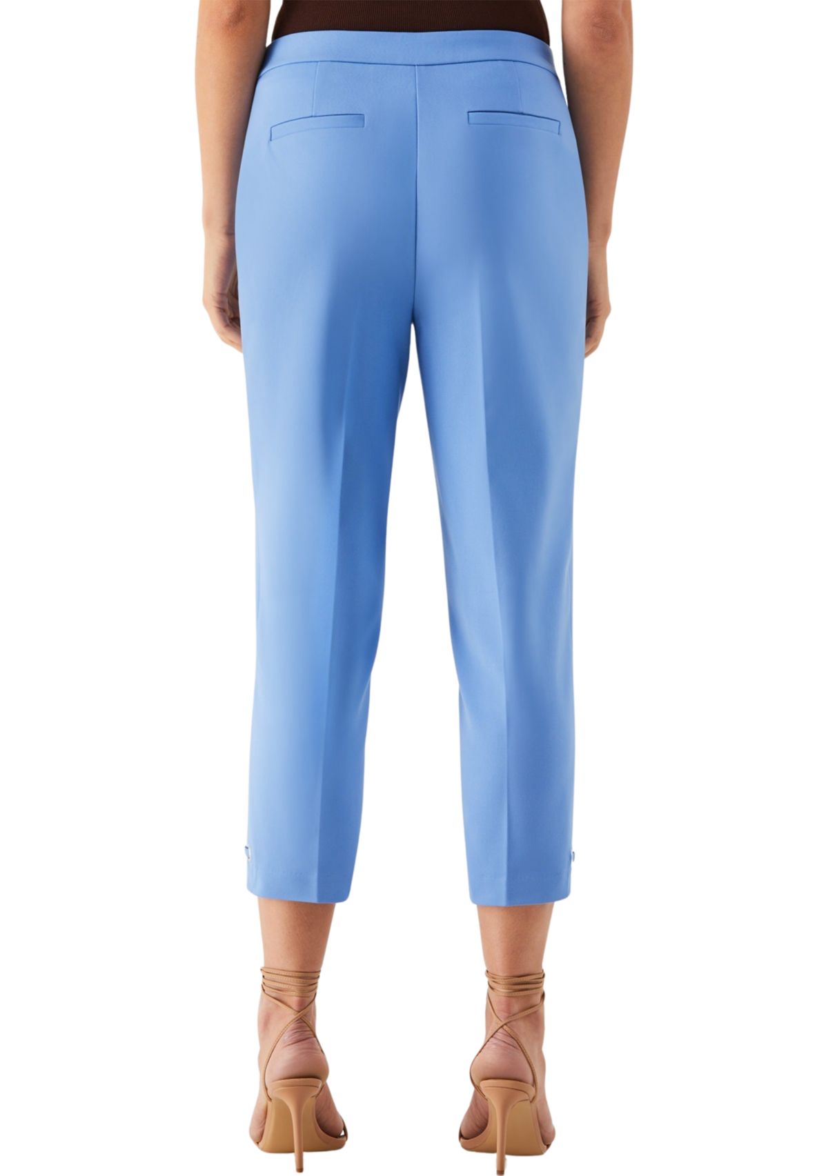 Capri Twill Skinny Casual Pants