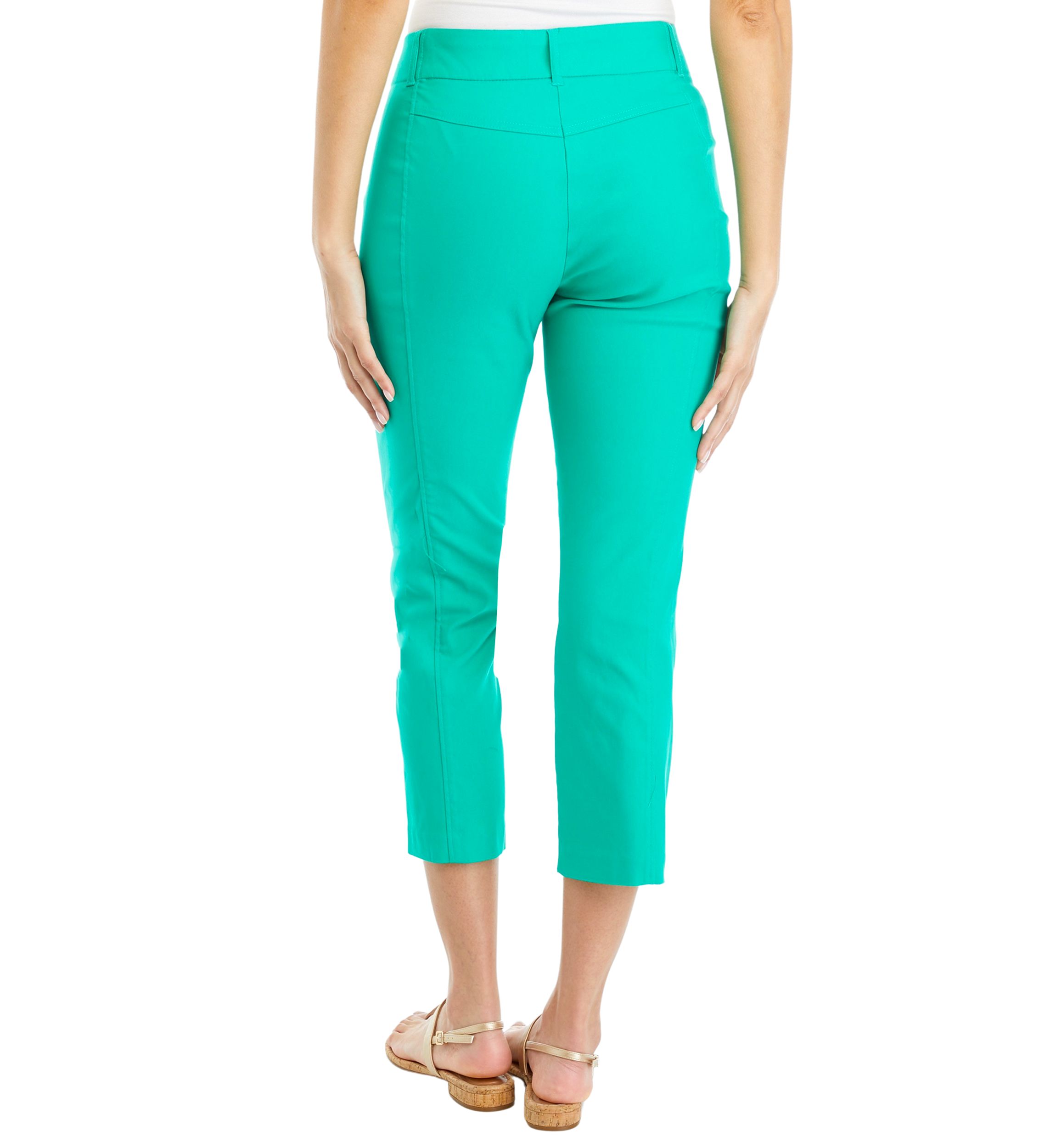 Petite Straight Leg Cropped Pants
