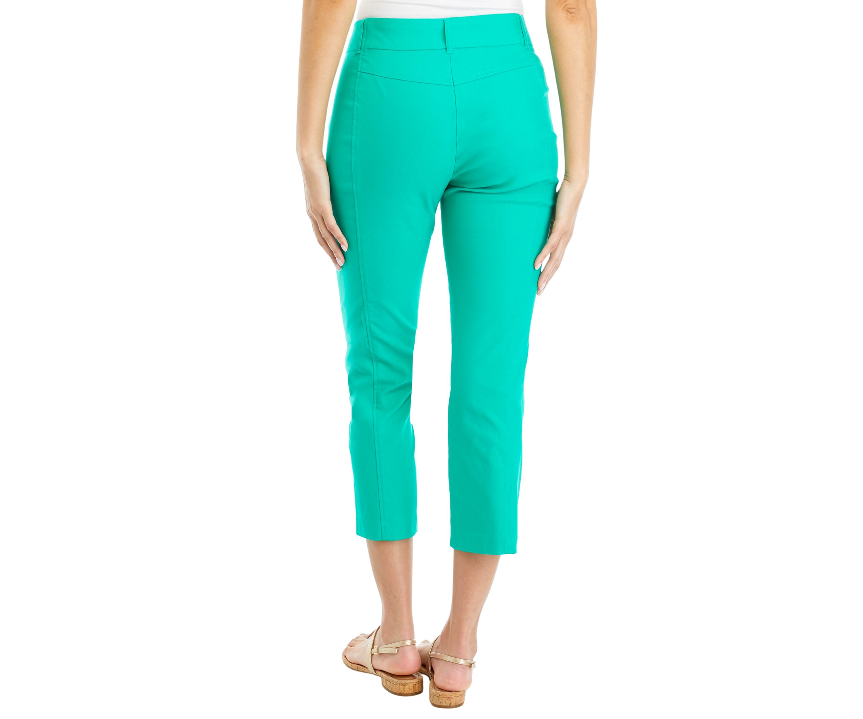 Petite Straight Leg Cropped Pants