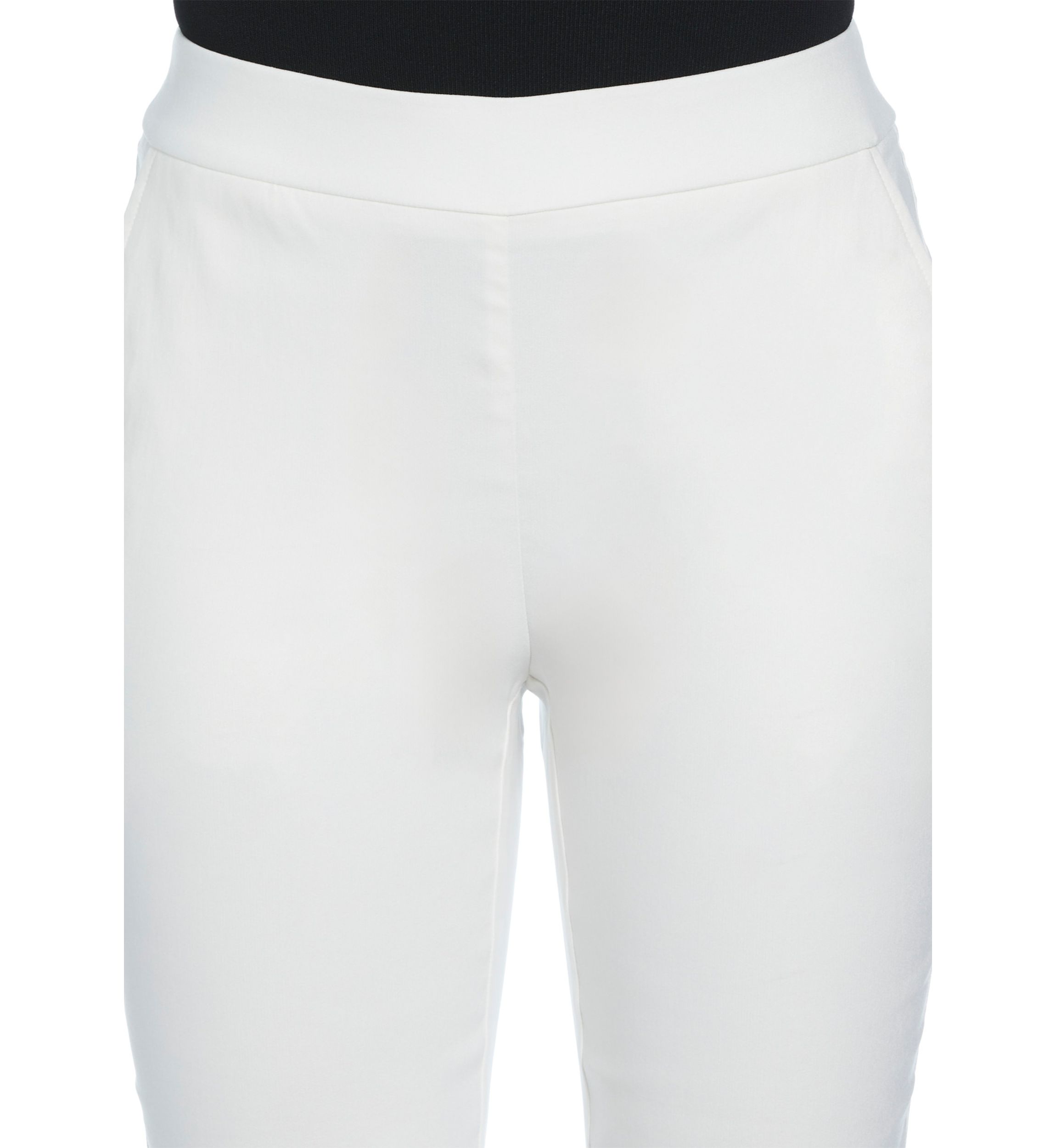 Petite Rivet Detail Pull-On Capri Pants