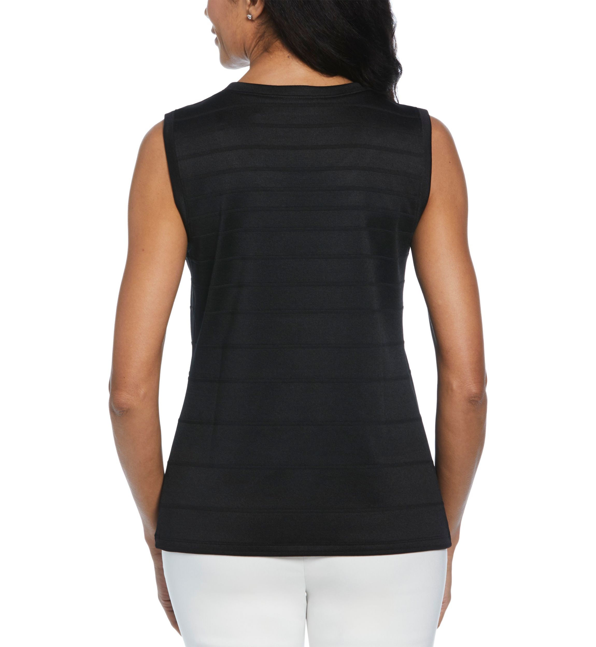 Petite Ottoman Knit Sleeveless Shell Top