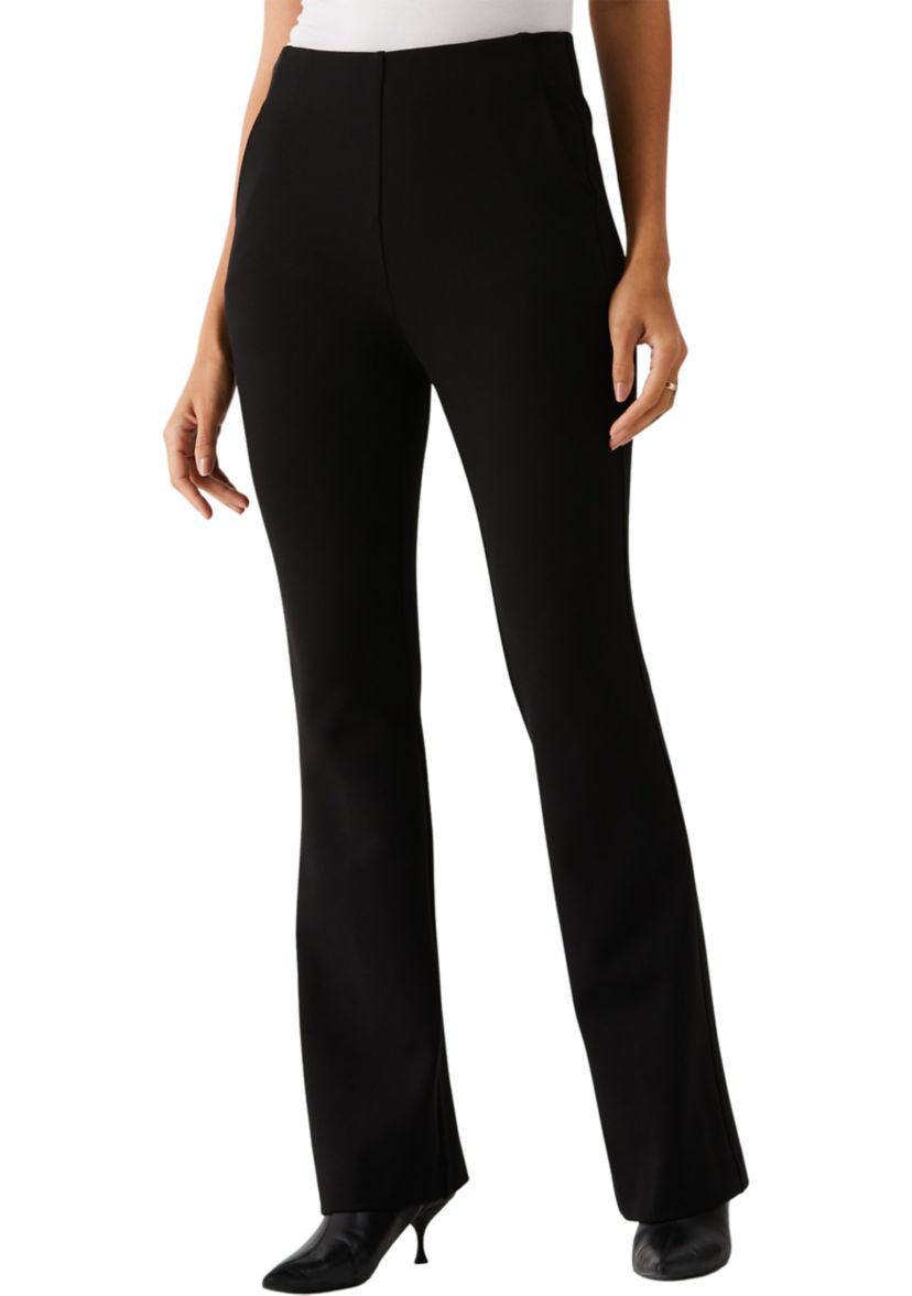 Womens Ponte Boot Cut Pants