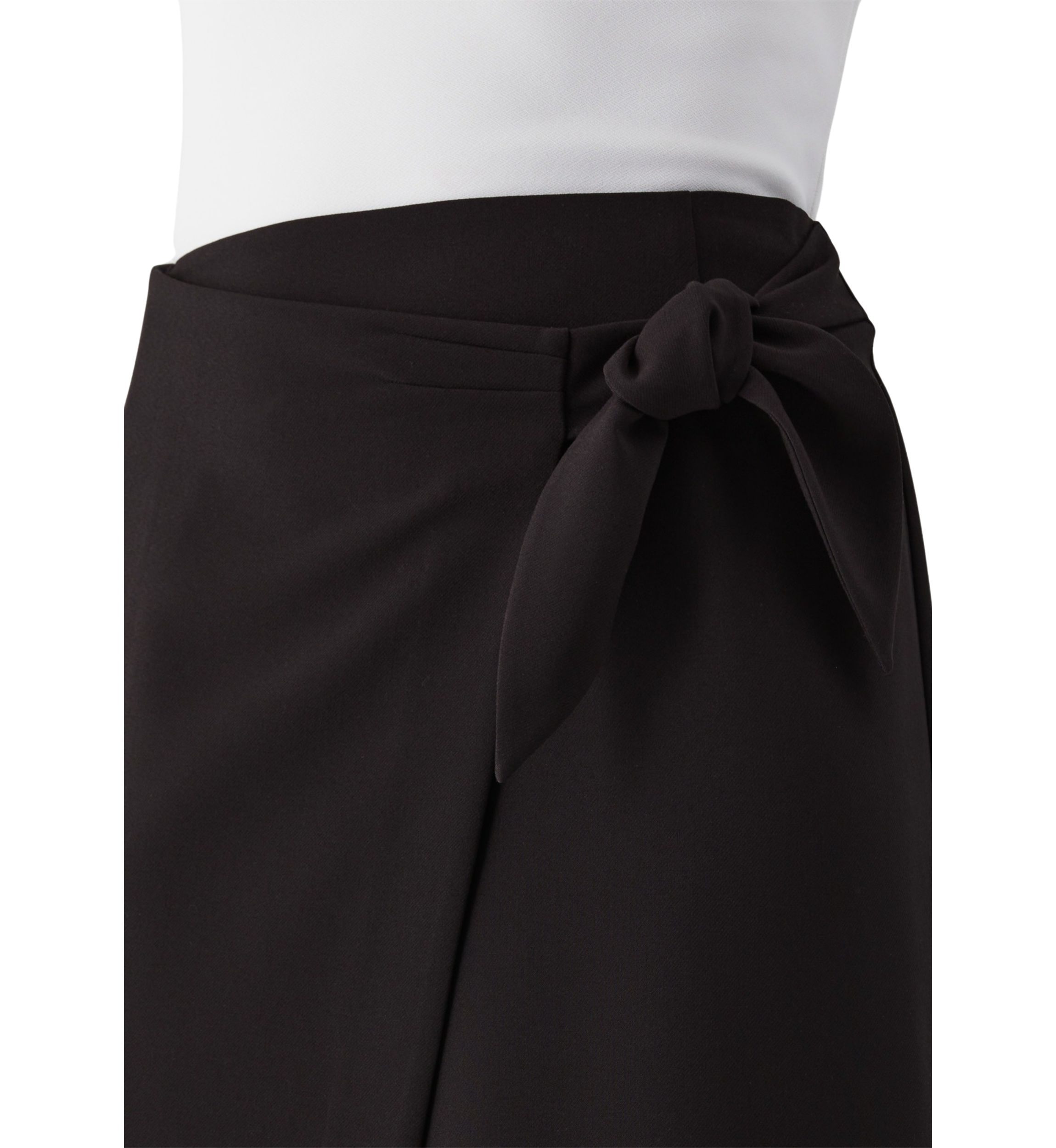 Tie Wrap Skirt with Tassel Trim