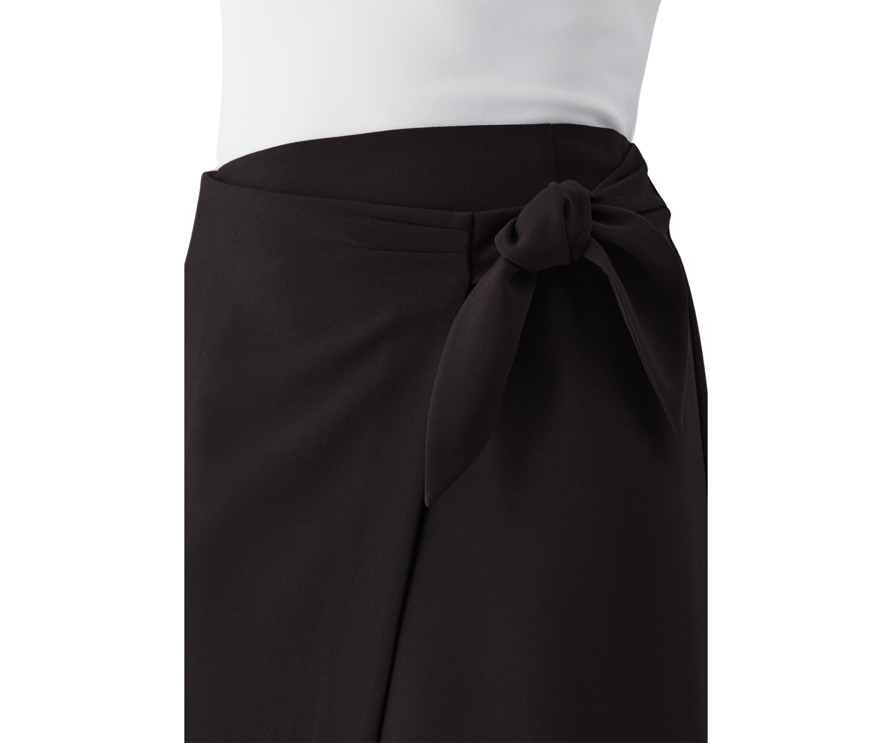 Tie Wrap Skirt with Tassel Trim