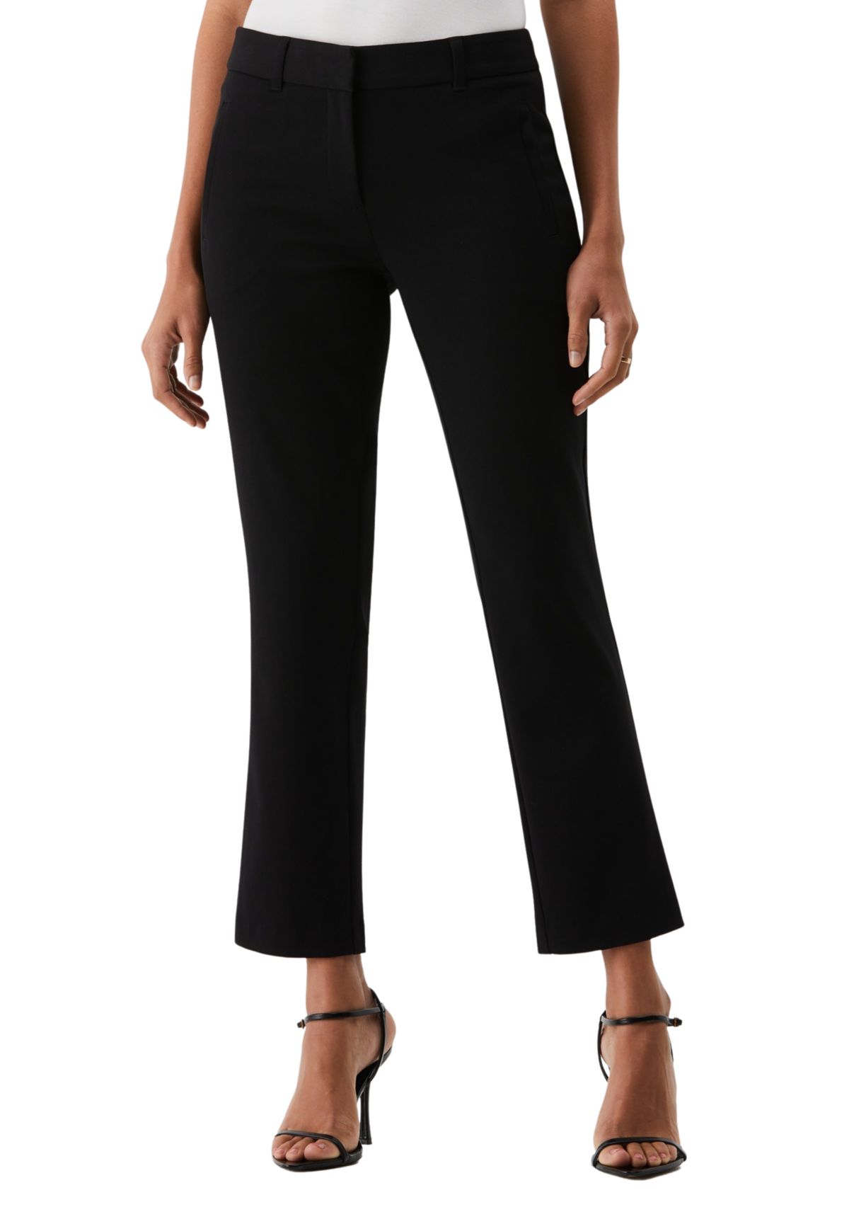 Womens Straight Leg Ankle Pants