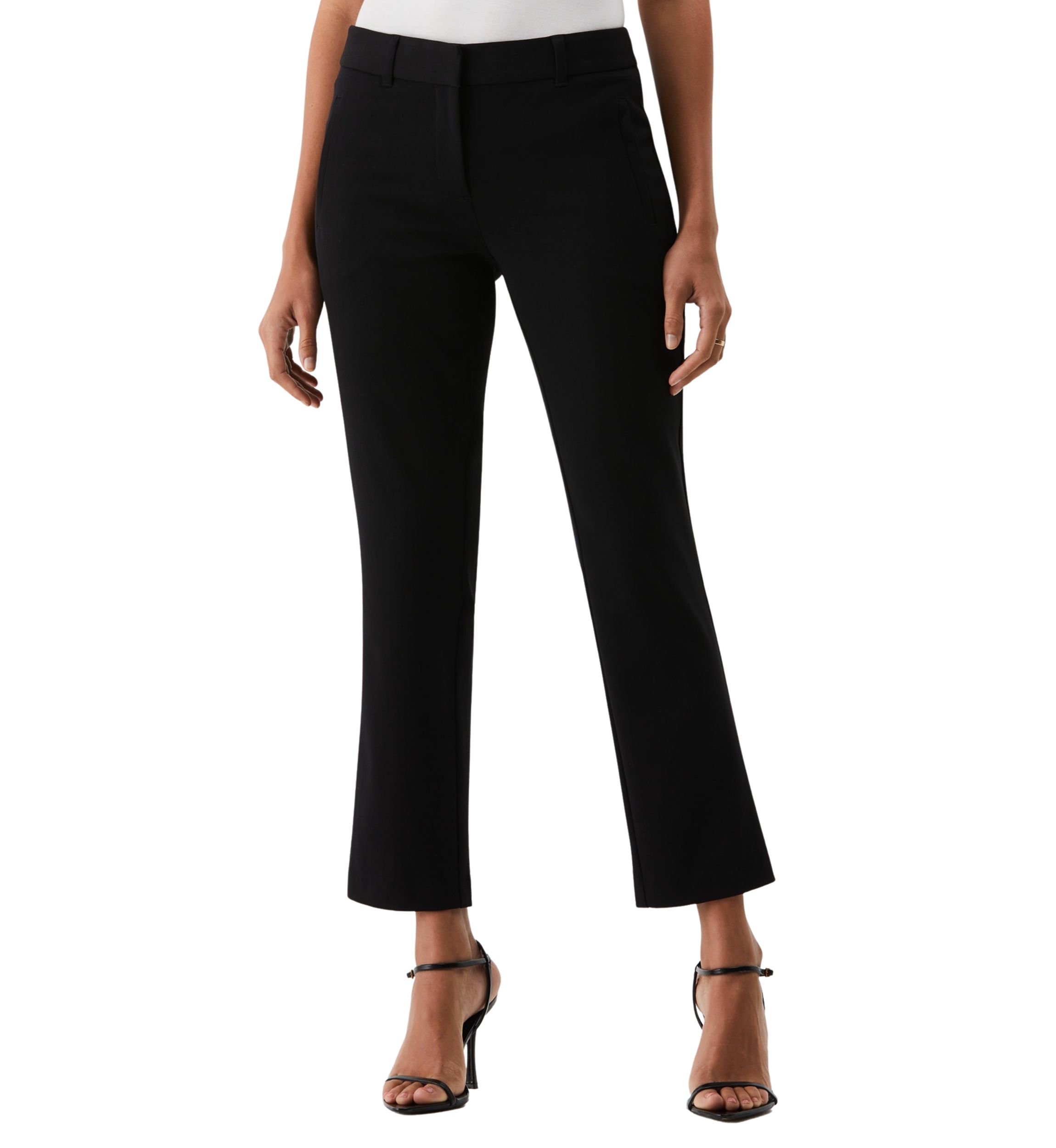 Womens Straight Leg Ankle Pants