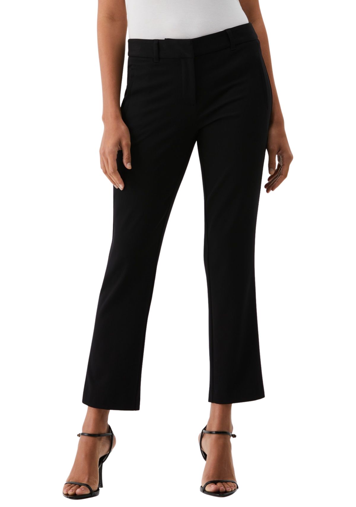 Womens Straight Leg Ankle Pants