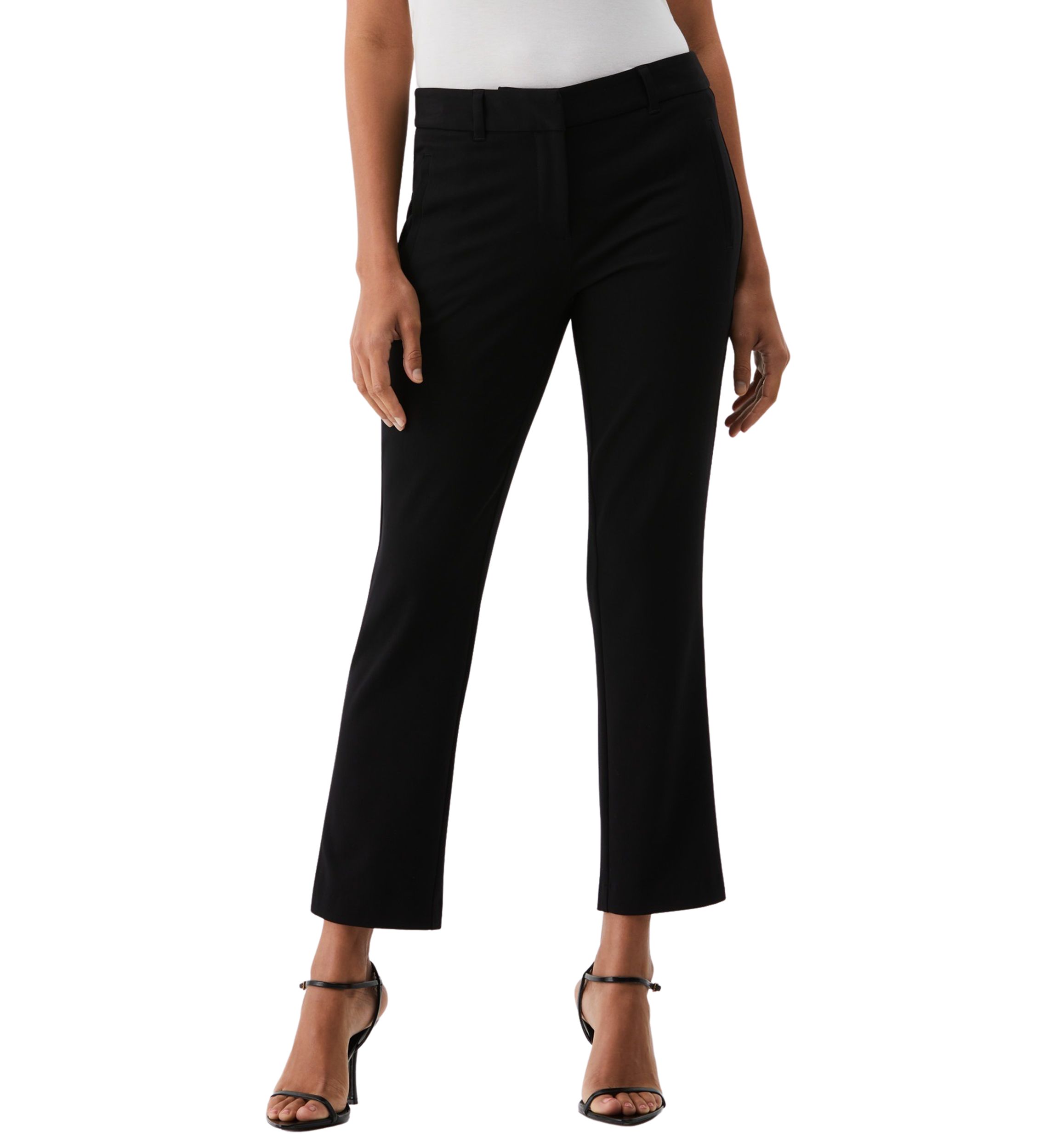 Womens Straight Leg Ankle Pants
