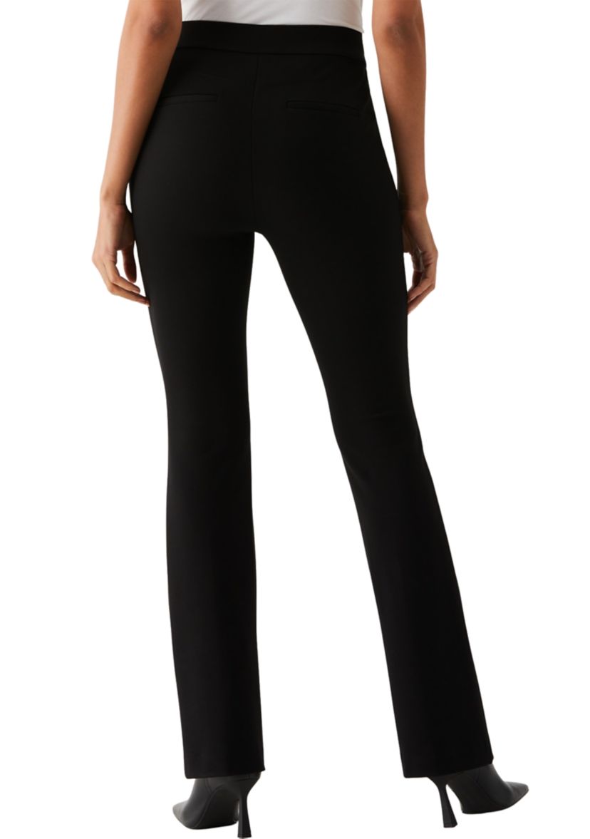 Womens Short Length Bootcut Pull-On Pants