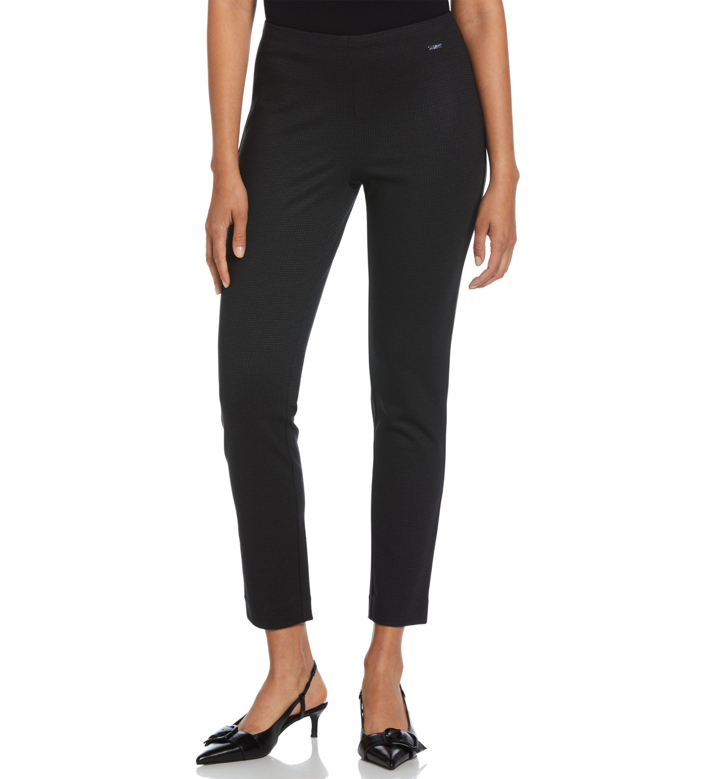 Houndstooth Pull On Pants