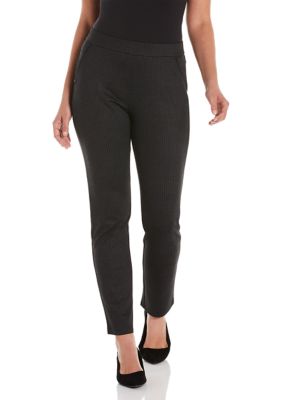 Rafaella Women's Bi-Color Pattern Ponte Pants | belk