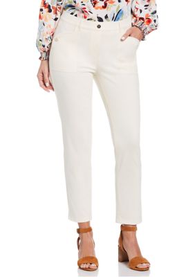 womens pull on twill pants