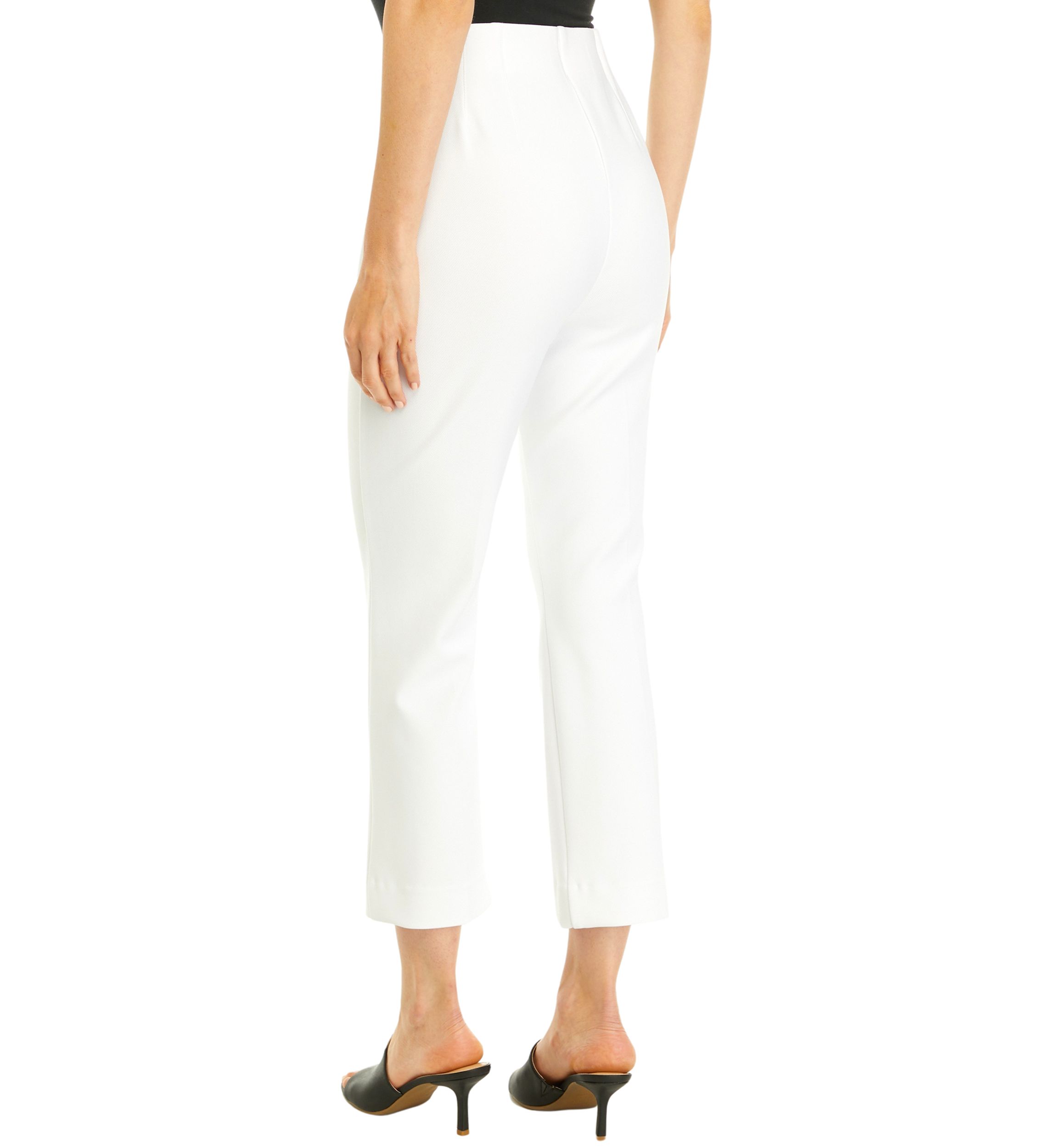 Womens Solid Knit Twill Pants