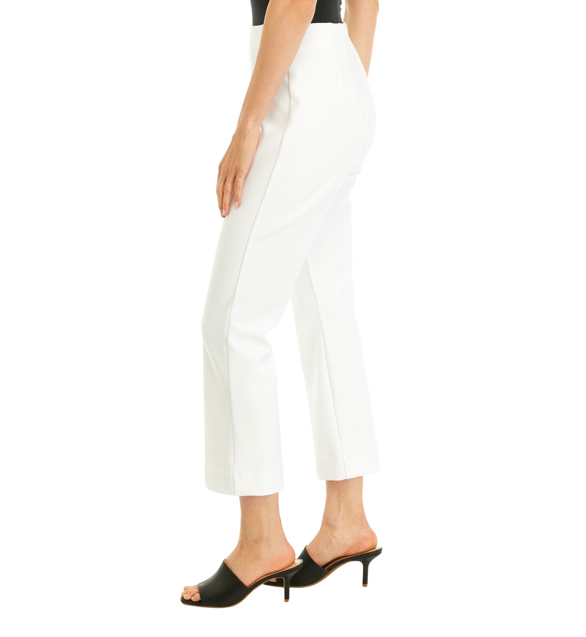 Womens Solid Knit Twill Pants