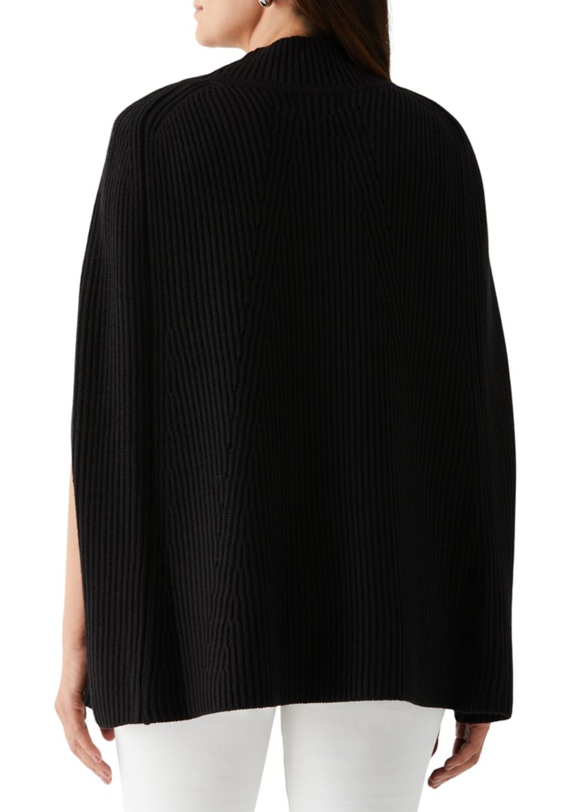 Womens Poncho Sweater