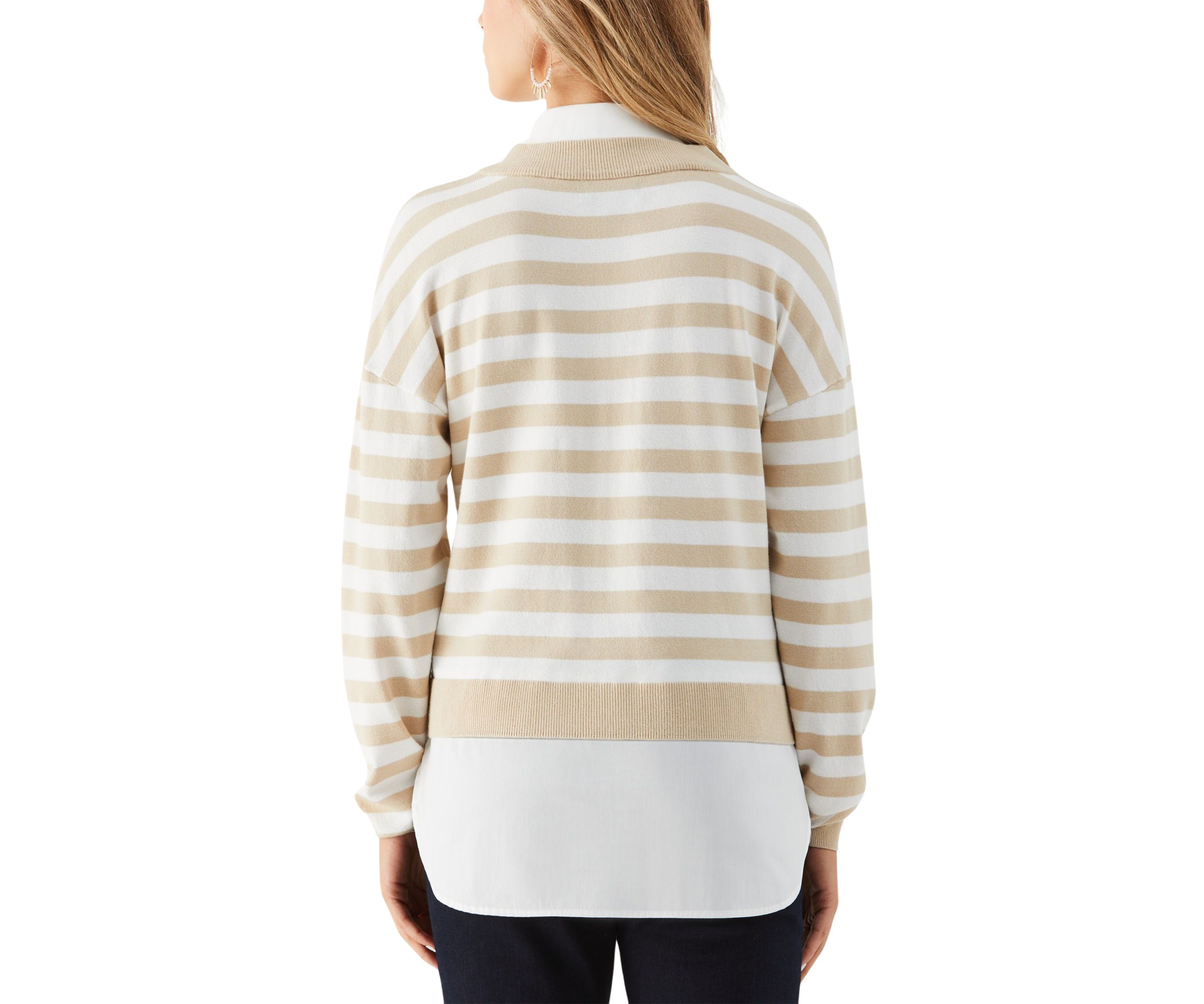 Womens Striped Sweater