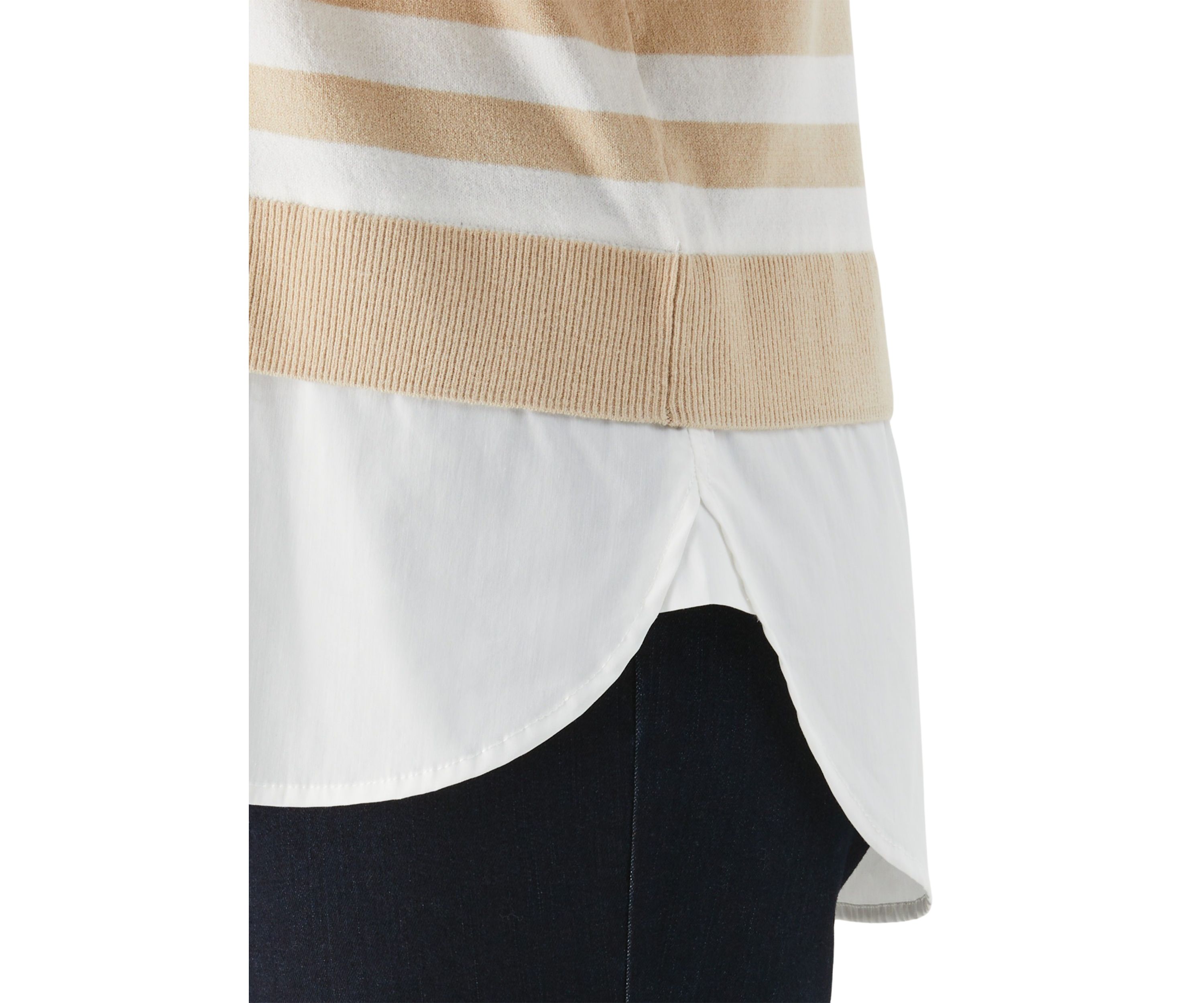 Womens Striped Sweater