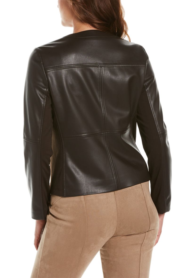 Womens Faux Leather Jacket