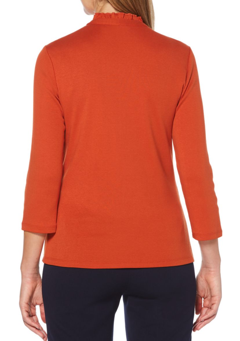 Ruffle Neck Top
