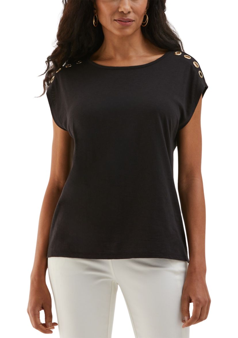 Womens Rivet Detail Top