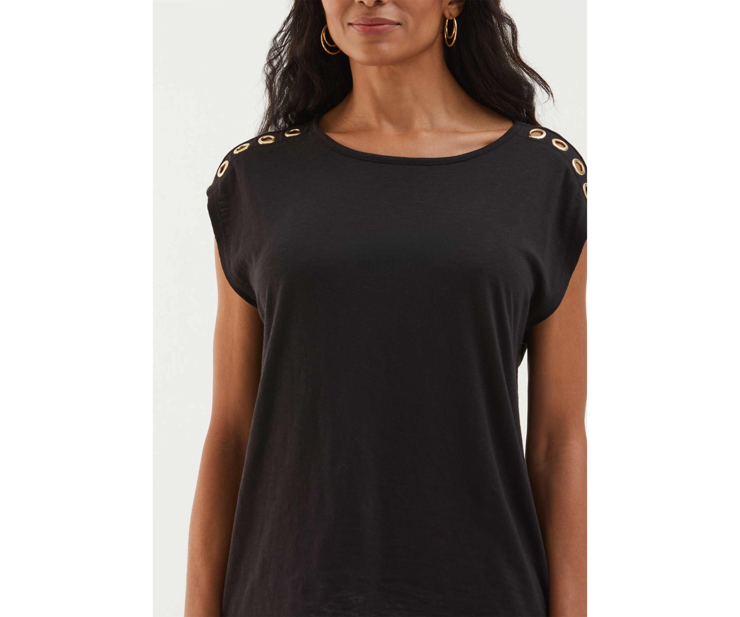 Womens Rivet Detail Top