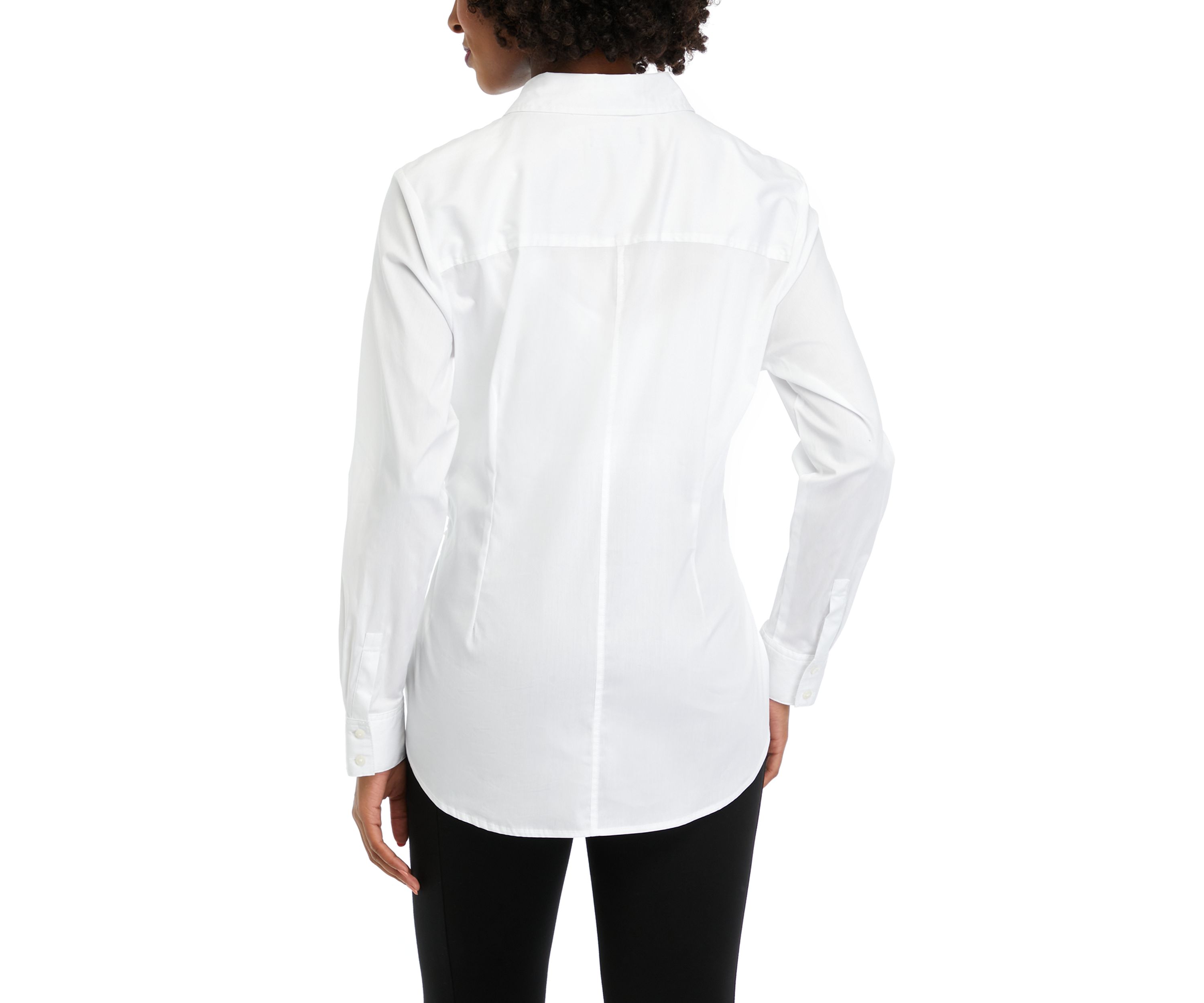 Womens Twist Wrap Popover Long Sleeve Blouse