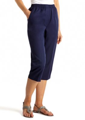 Kim Rogers Microfiber Pull-On Capri | Belk