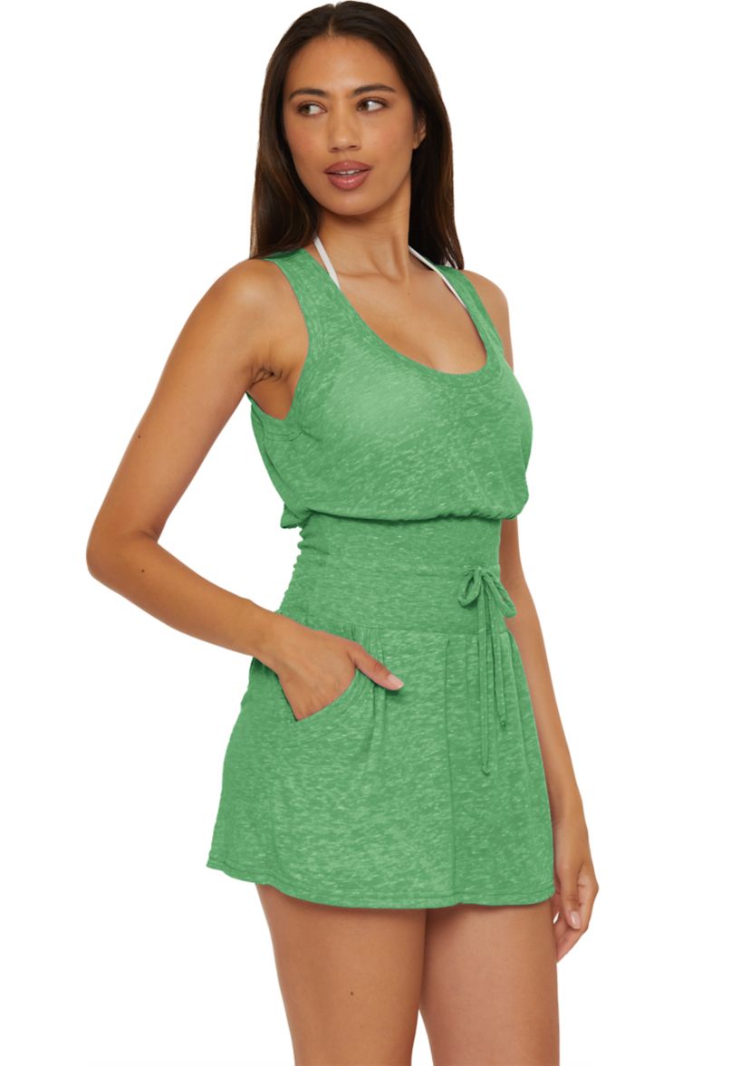 Beach Date Solid Swim Coverup